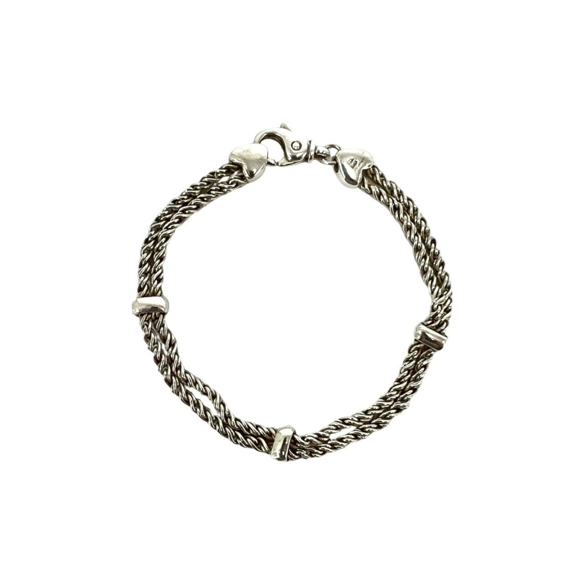 Tiffany Tiffany Vintage Double Rope Bracelet RN0001392