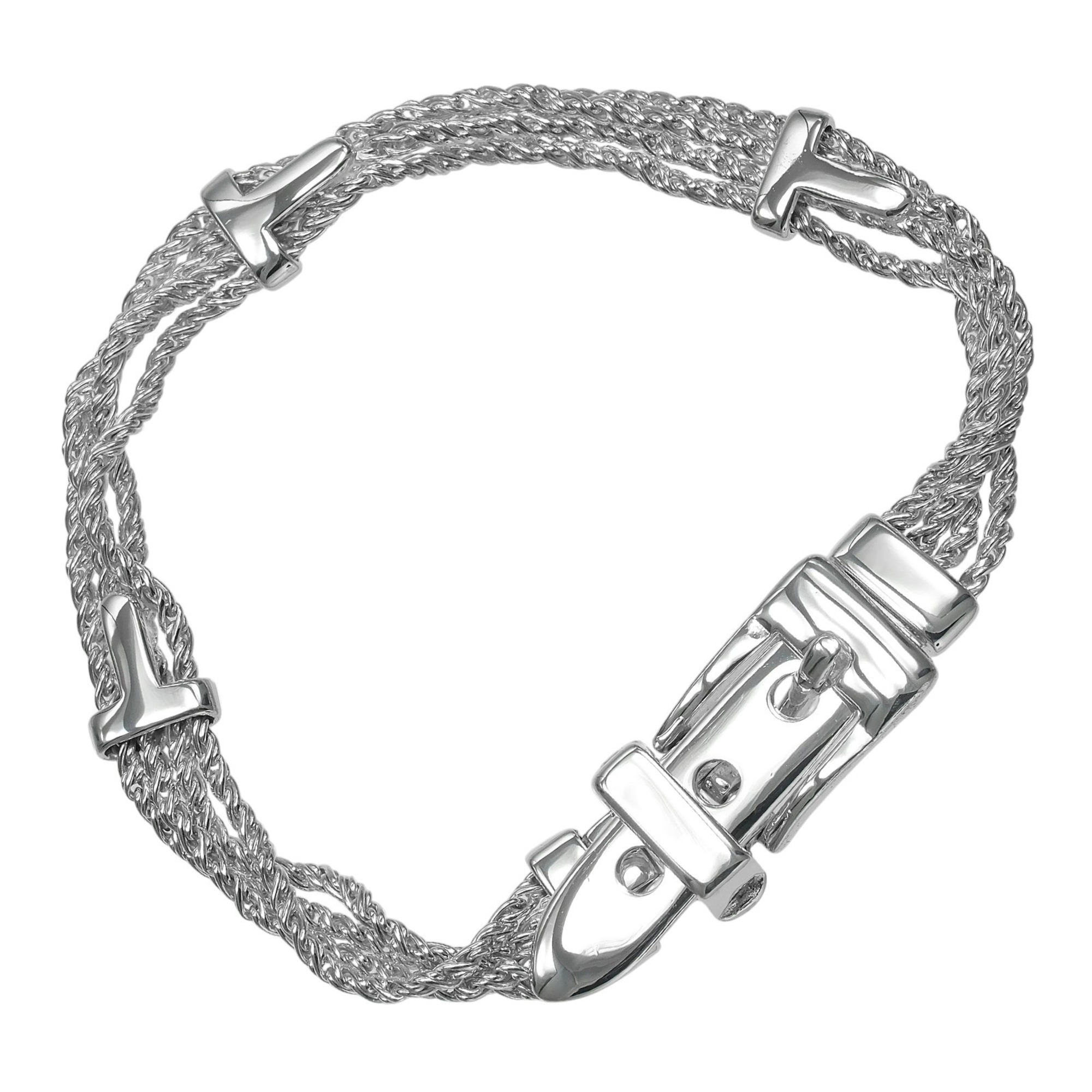 Tiffany T-Rope Buckle Motif Bracelet RN0001408