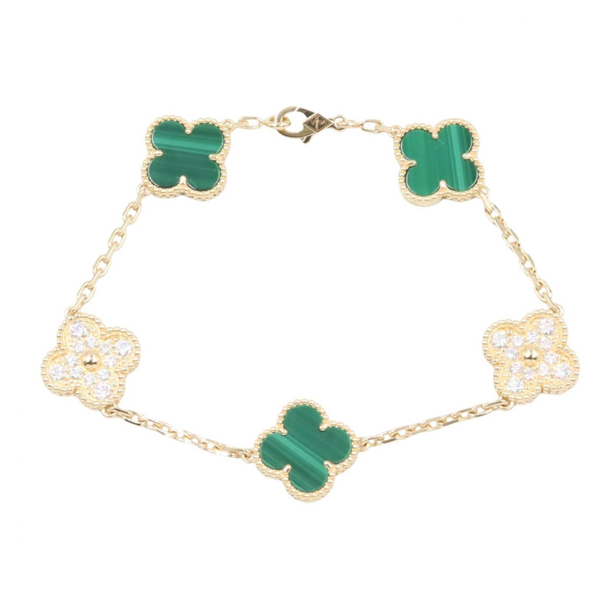 Van Cleef & Arpels Vintage Alhambra 5-Motif Bracelet RN0001409