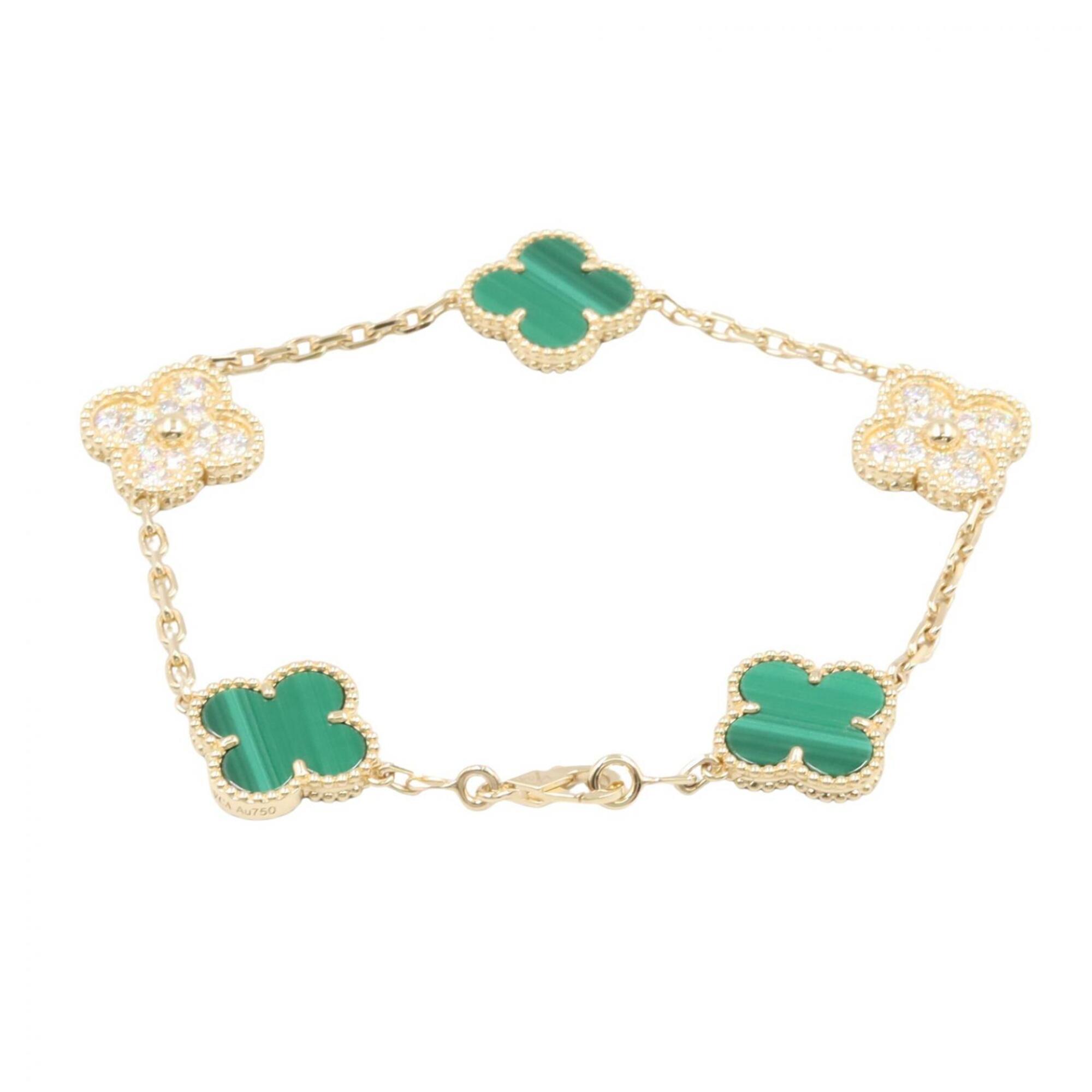 Van Cleef & Arpels Vintage Alhambra 5-Motif Bracelet RN0001409
