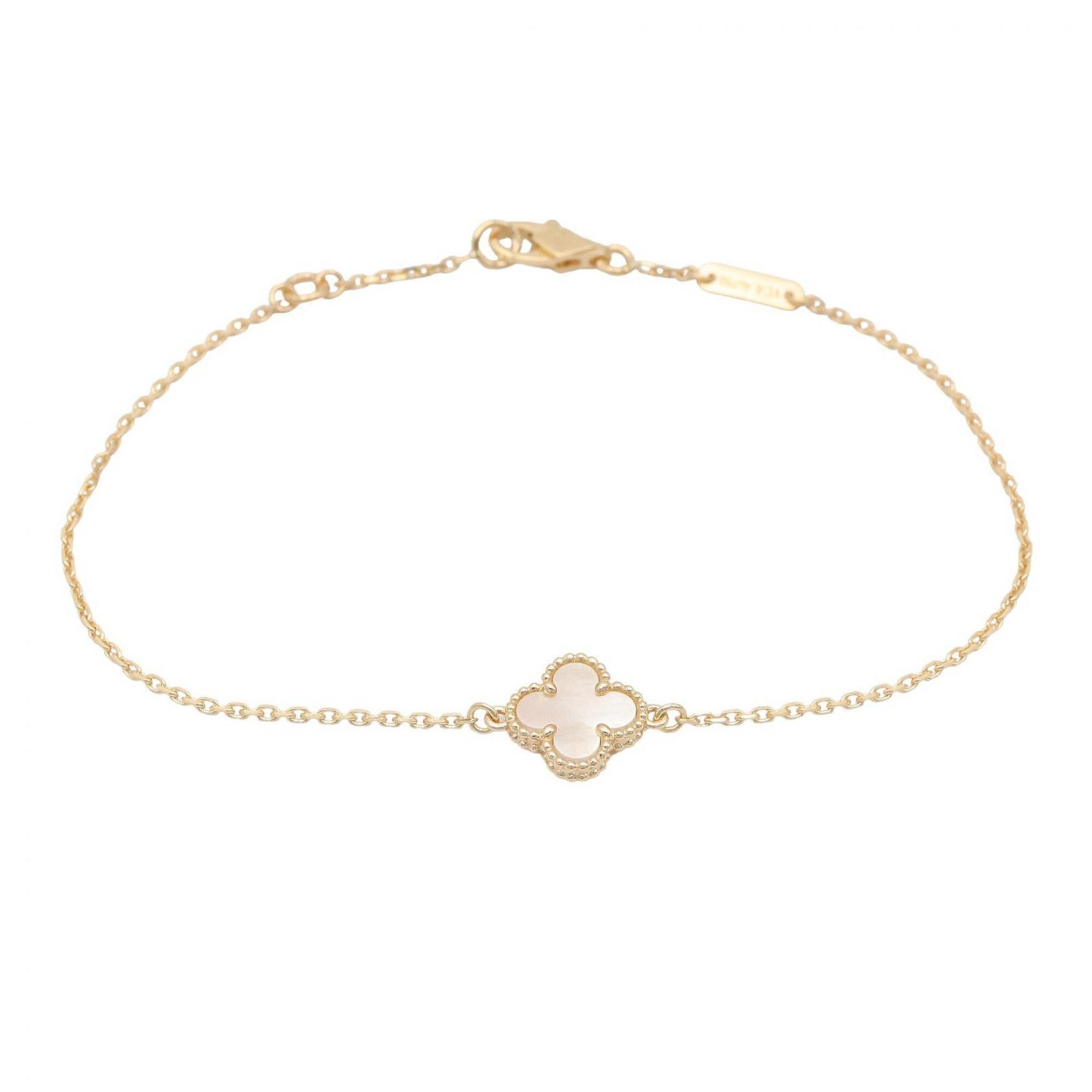 Van Cleef & Arpels Sweet Alhambra Mother-of-Pearl Bracelet RN0001439