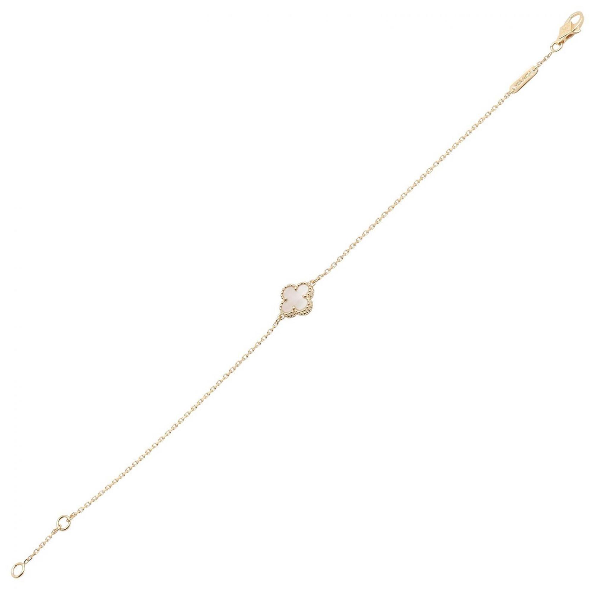 Van Cleef & Arpels Sweet Alhambra Mother-of-Pearl Bracelet RN0001439
