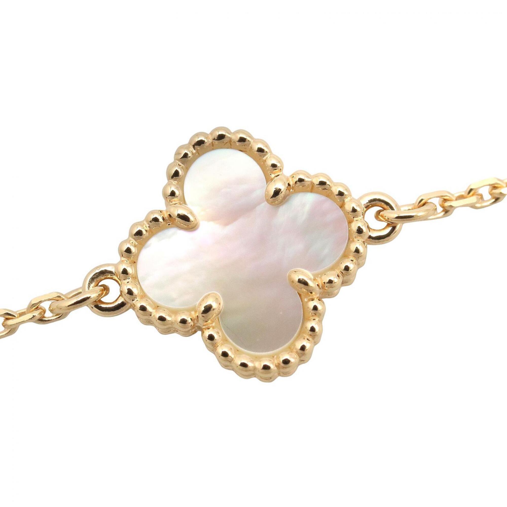 Van Cleef & Arpels Sweet Alhambra Mother-of-Pearl Bracelet RN0001439