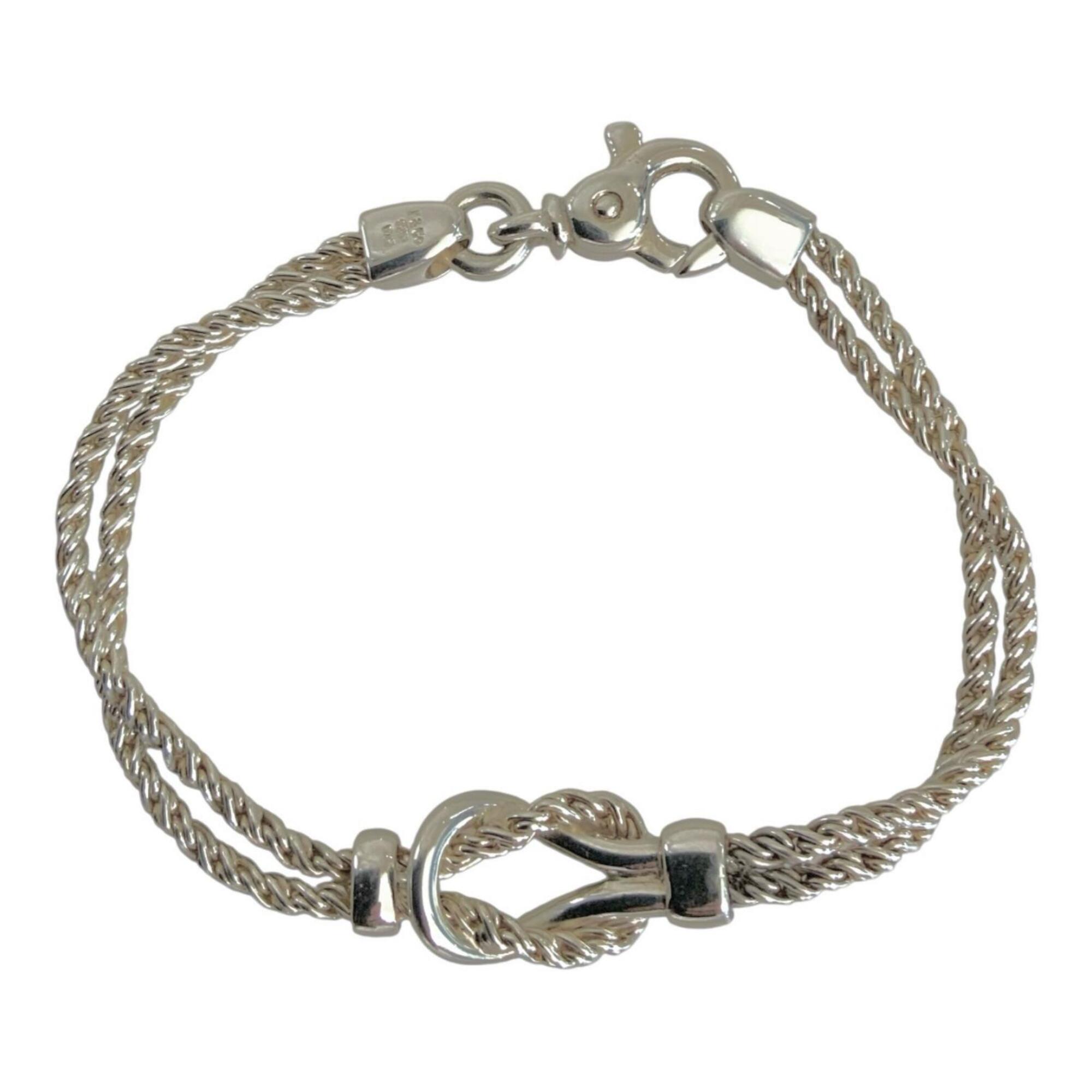 Tiffany Center Knot Double Rope Bracelet RN0001469