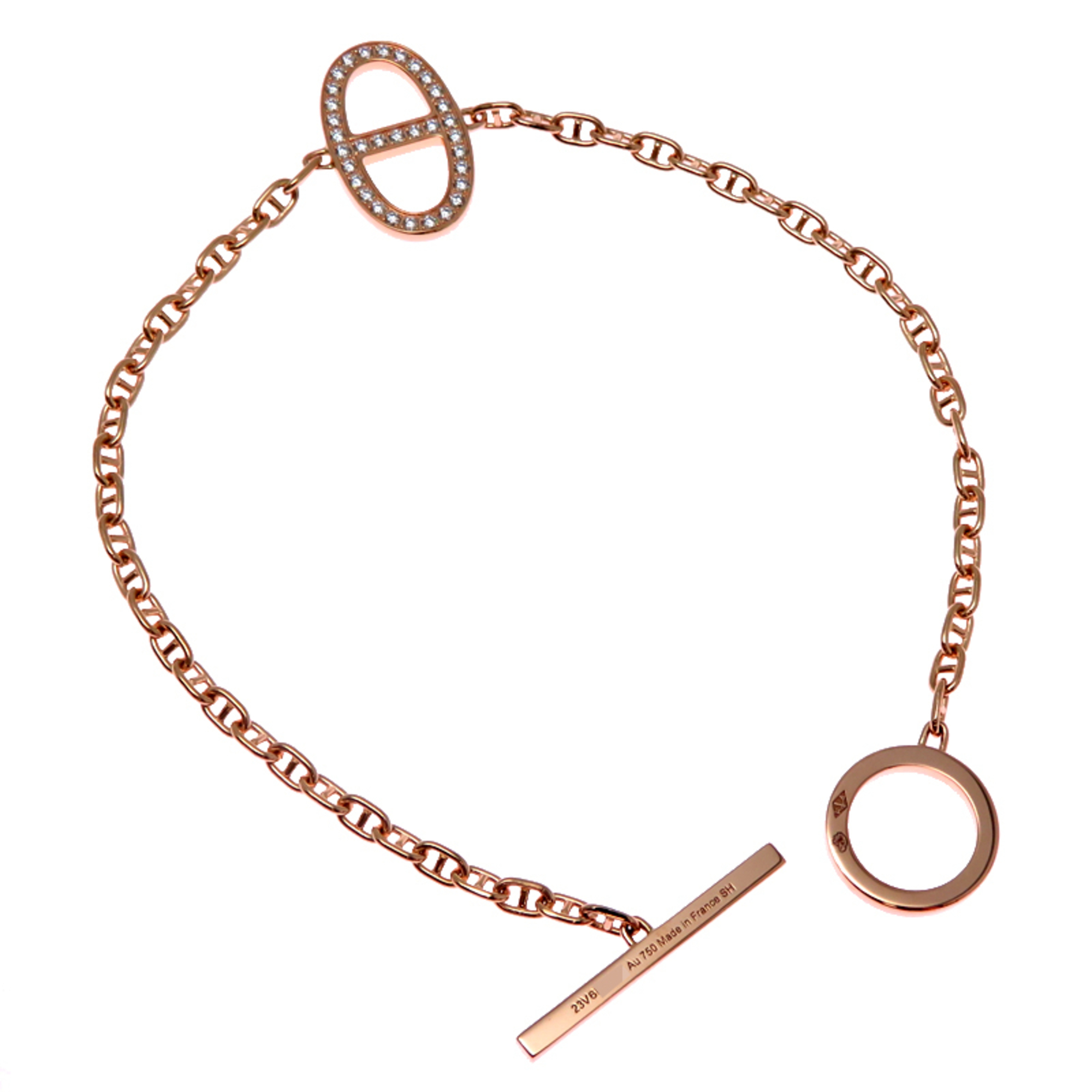 Hermès Chaine d'Ancre Contour Bracelet RN0001472