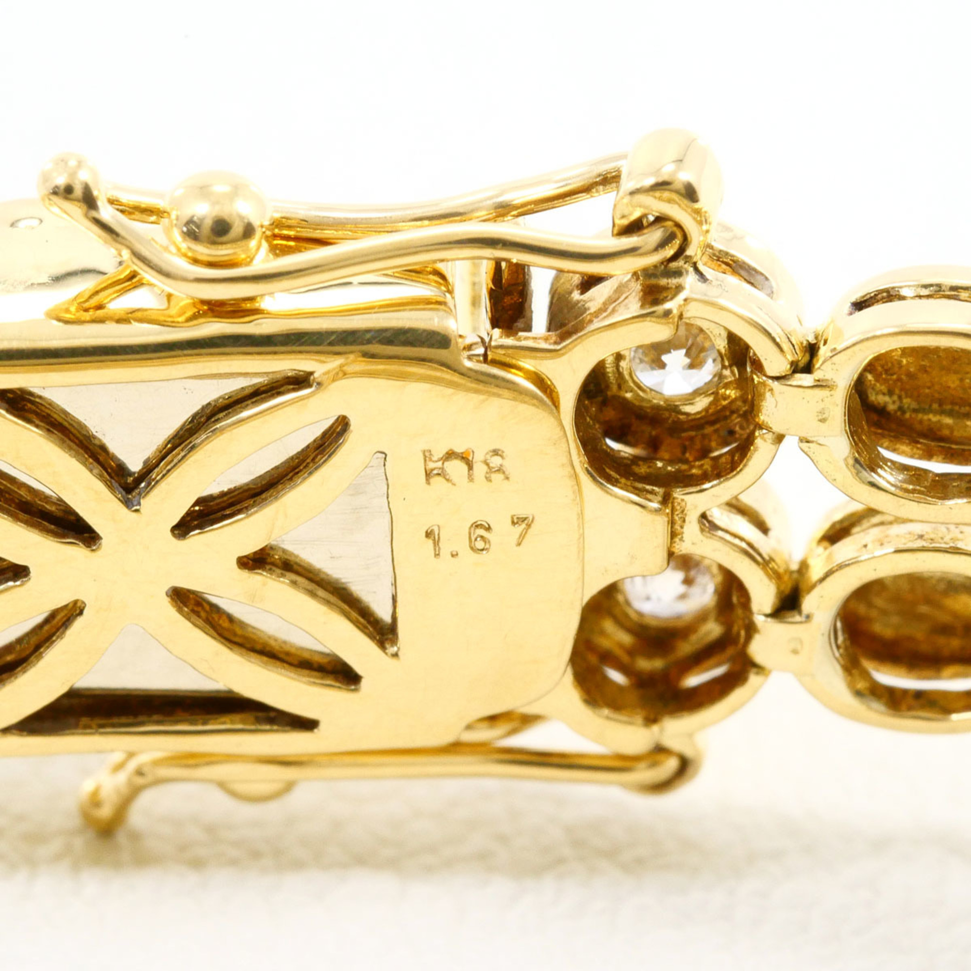 Unbranded 18K Yellow Gold Diamond Bracelet RN0001486