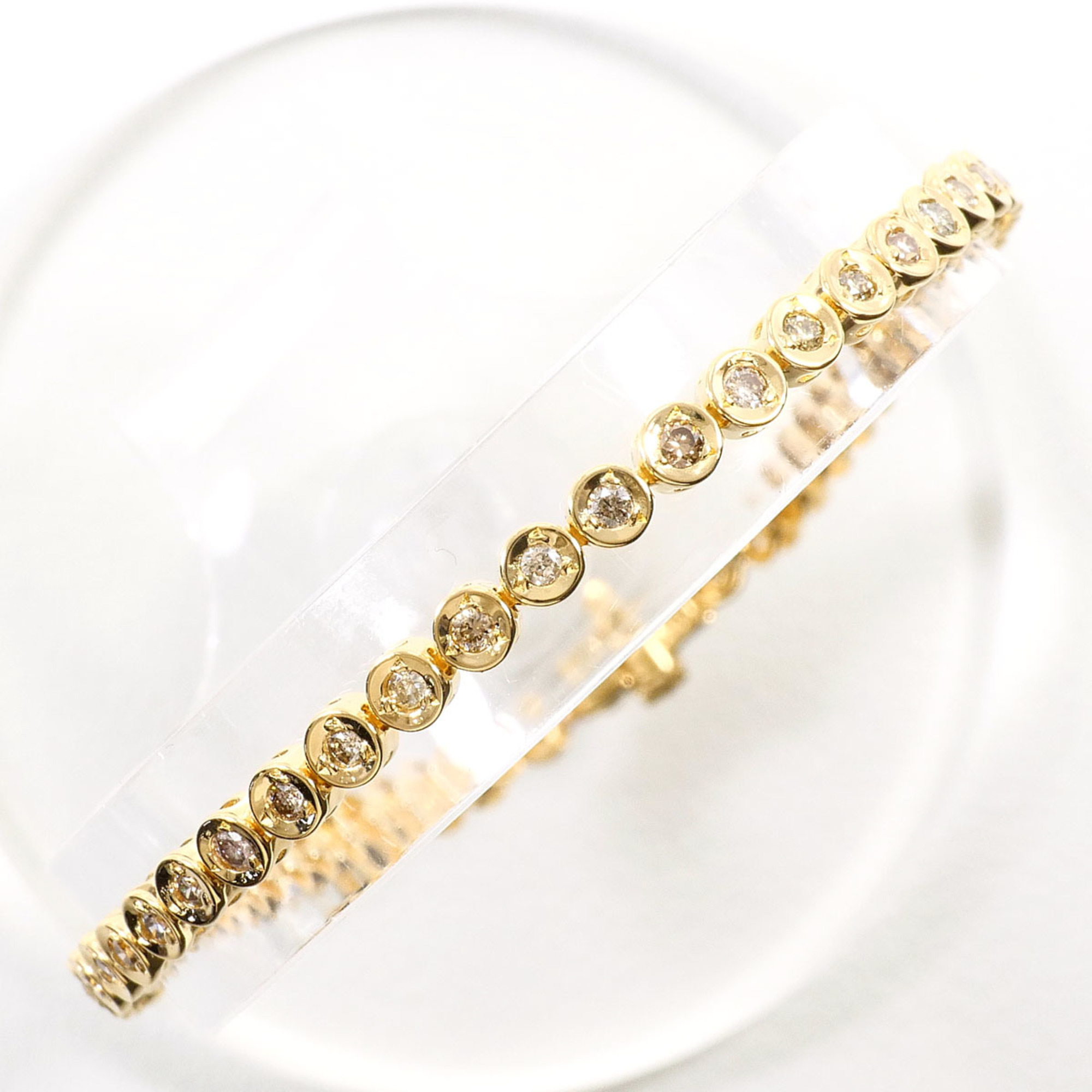 Unbranded 18K Yellow Gold Bracelet with 1.00ct Diamond RN0001492