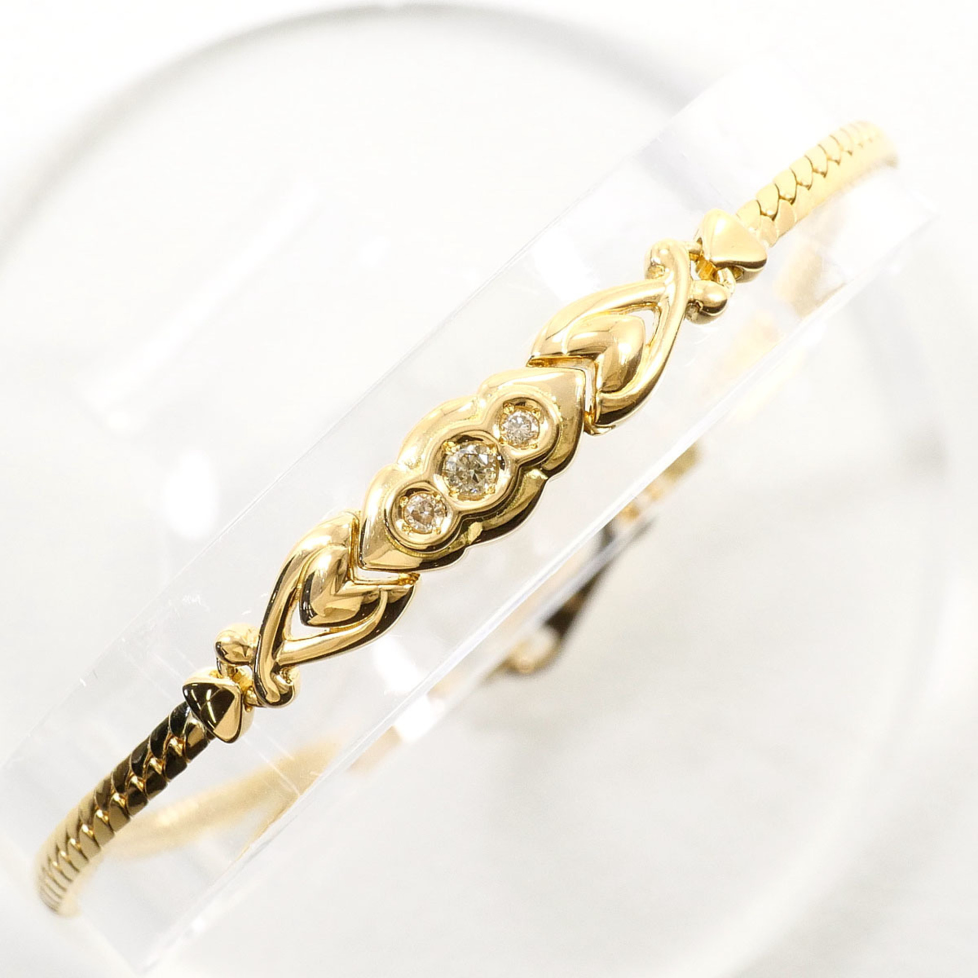 Unbranded 18K Yellow Gold Diamond Bracelet RN0001493