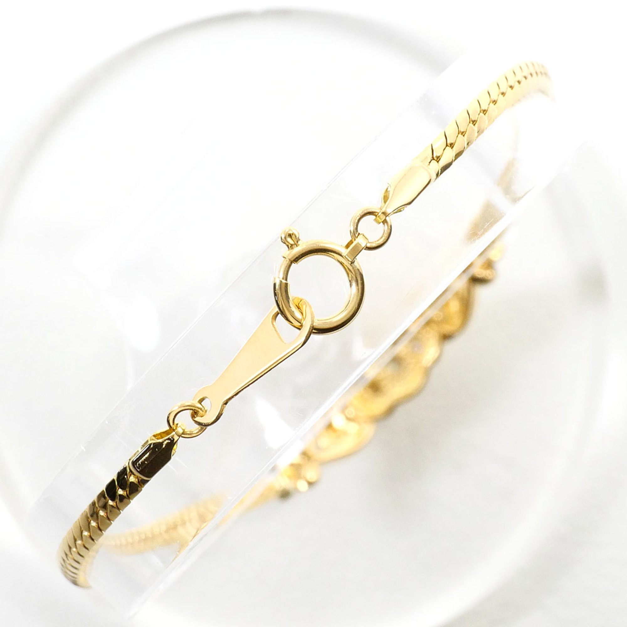 Unbranded 18K Yellow Gold Diamond Bracelet RN0001493