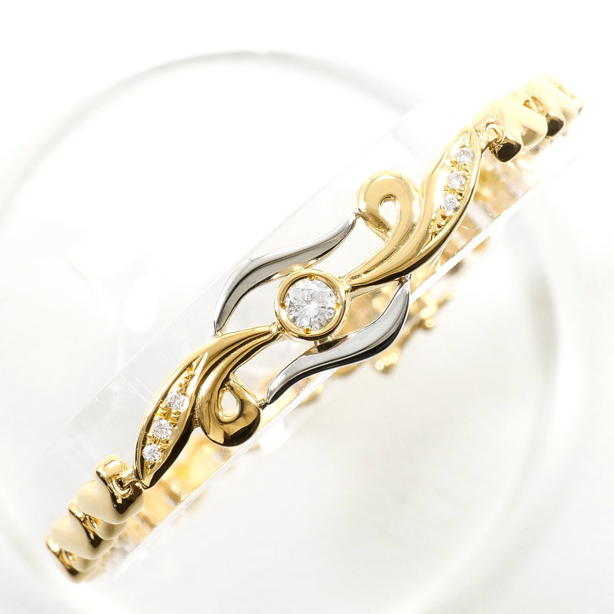 Unbranded PT850 Platinum 18K Yellow Gold Bracelet RN0001494