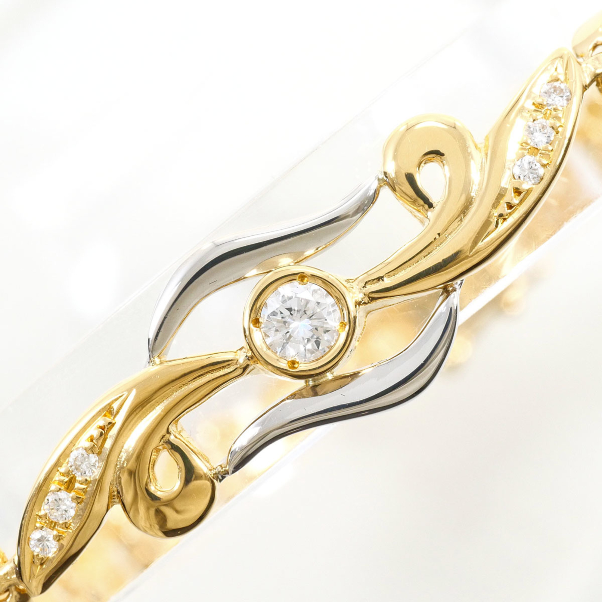Unbranded PT850 Platinum 18K Yellow Gold Bracelet RN0001494