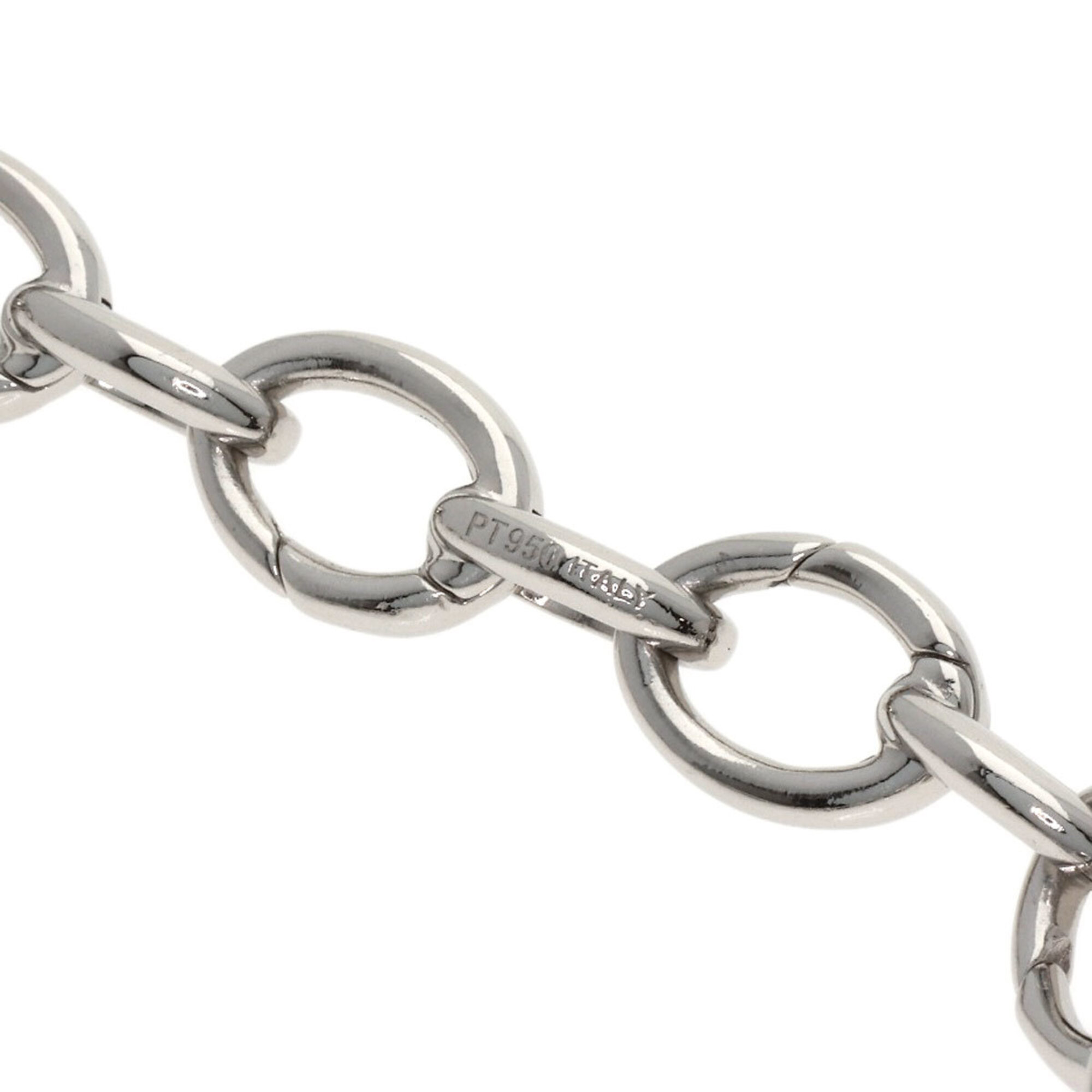 Harry Winston Charm Bracelet Chain Platinum PT950 RN0001504