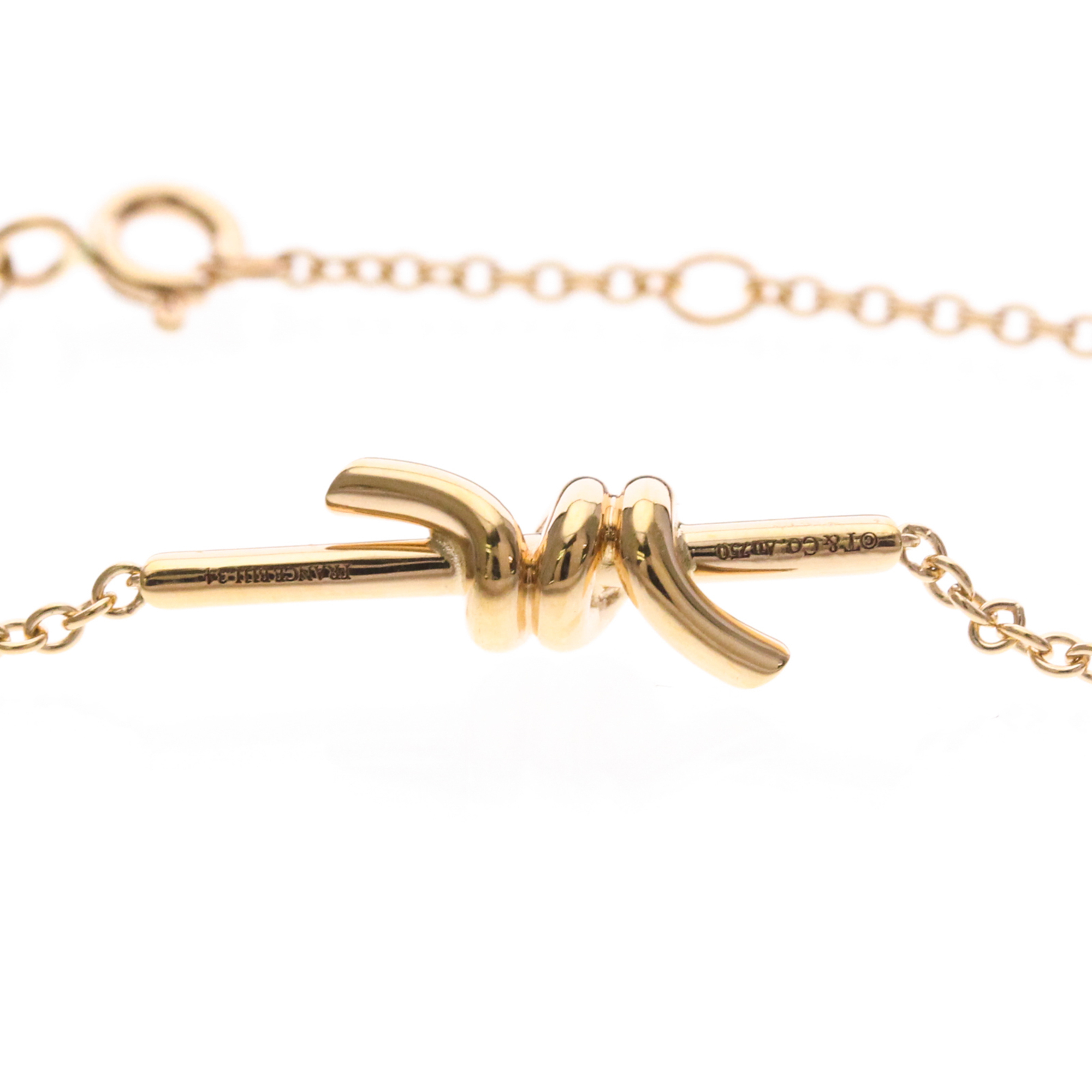 Tiffany Tiffany Knot Chain Bracelet RN0001514