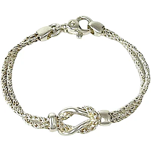 Tiffany Tiffany Double Rope Knot Bracelet RN0001515 Tiffany Tiffany Double Rope Knot Bracelet RN0001515