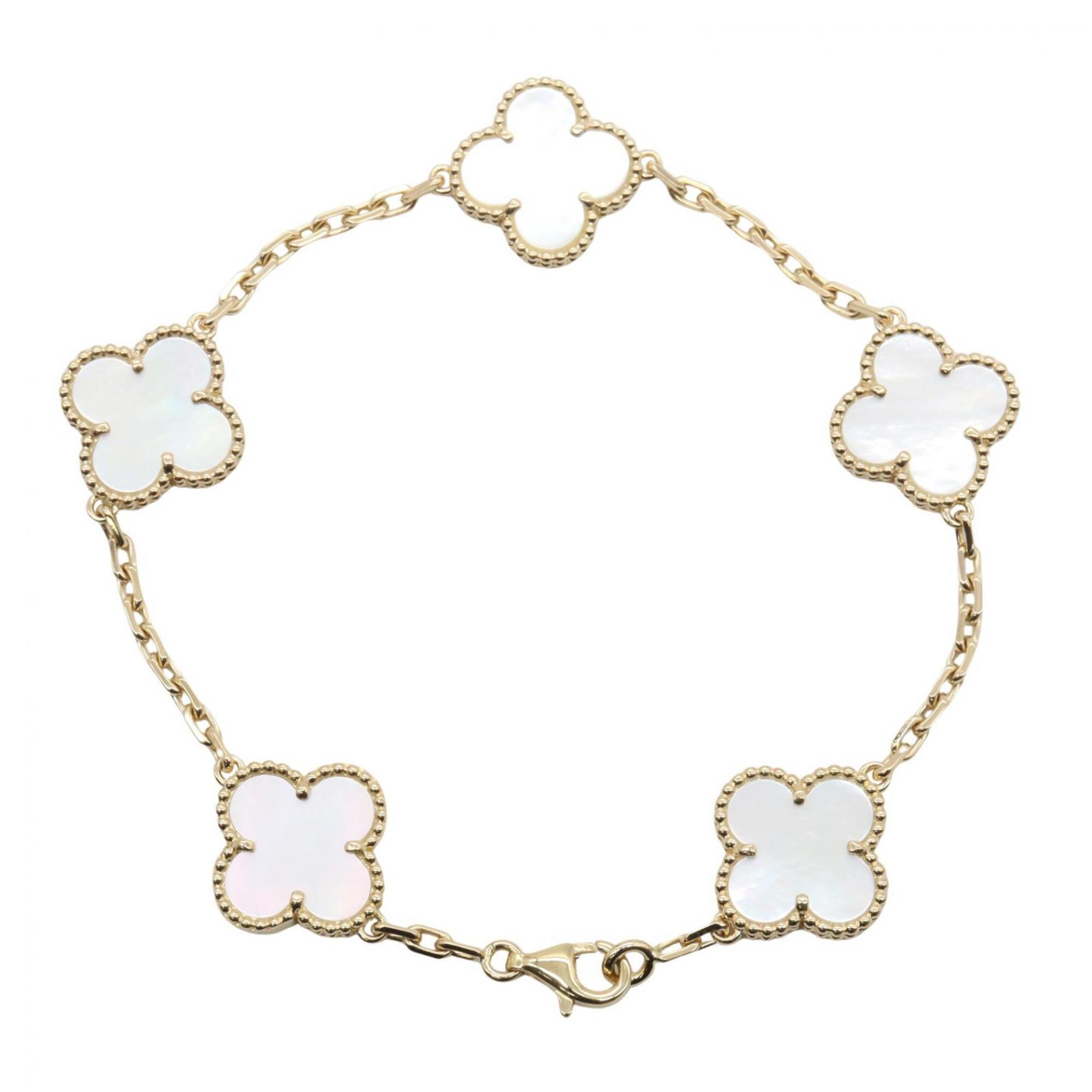 Van Cleef & Arpels Vintage Alhambra 5P Mother-of-Pearl Bracelet RN0001533
