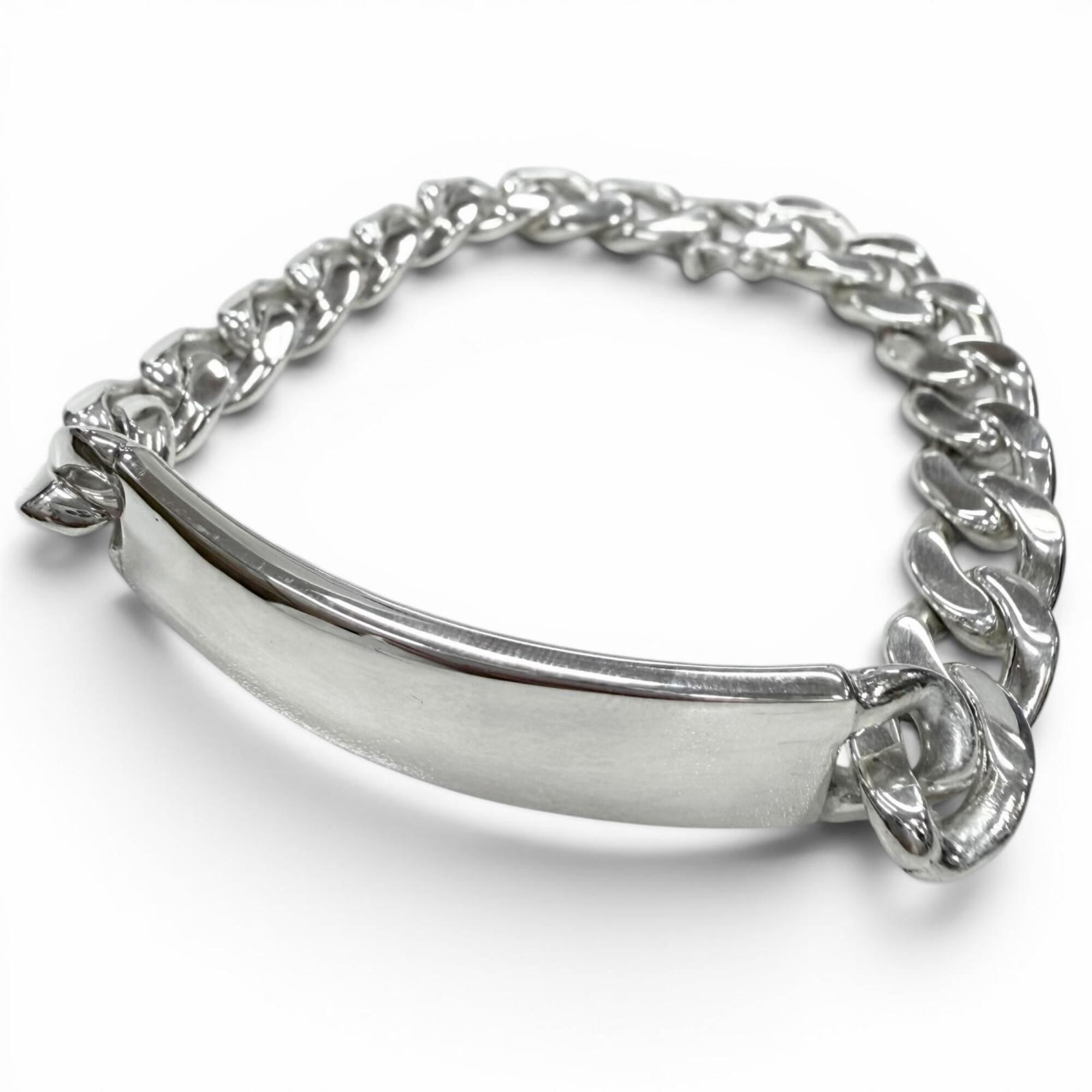 Tiffany Tiffany Vintage 925 Curb Chain ID Bracelet RN0001548