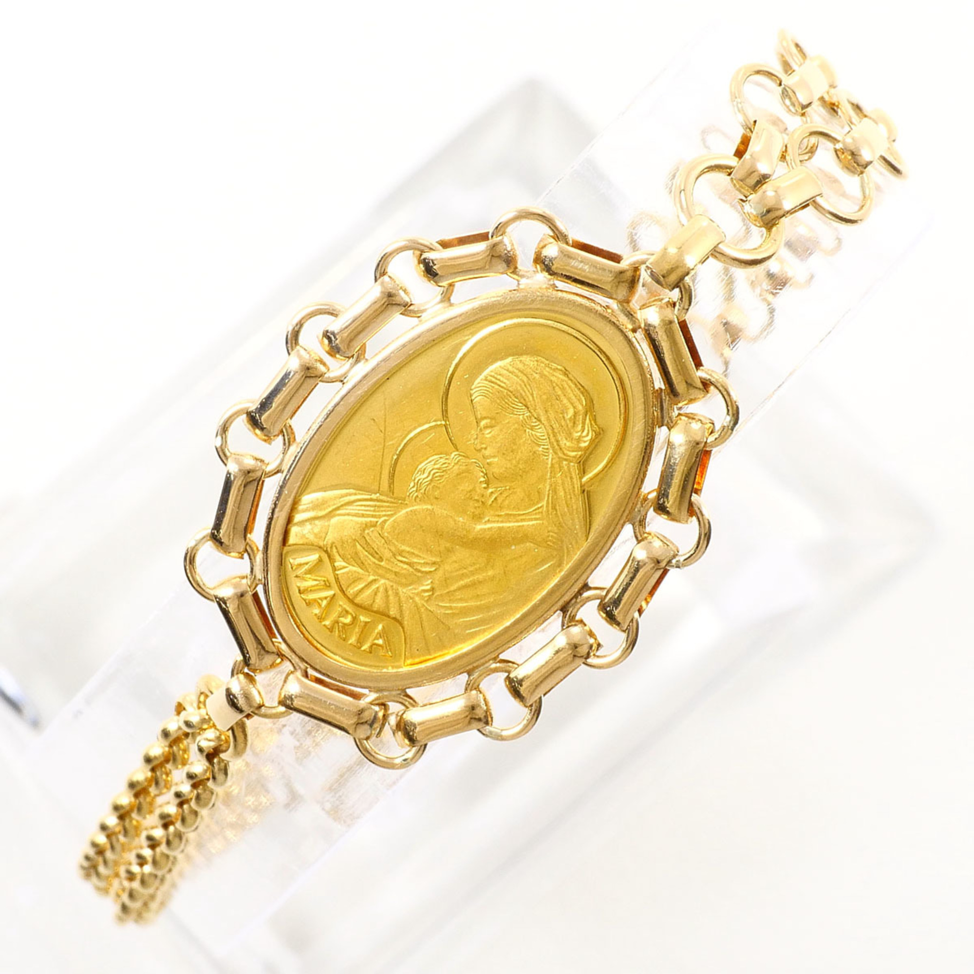 Unbranded K24 24K YG Yellow Gold Bracelet RN0001577