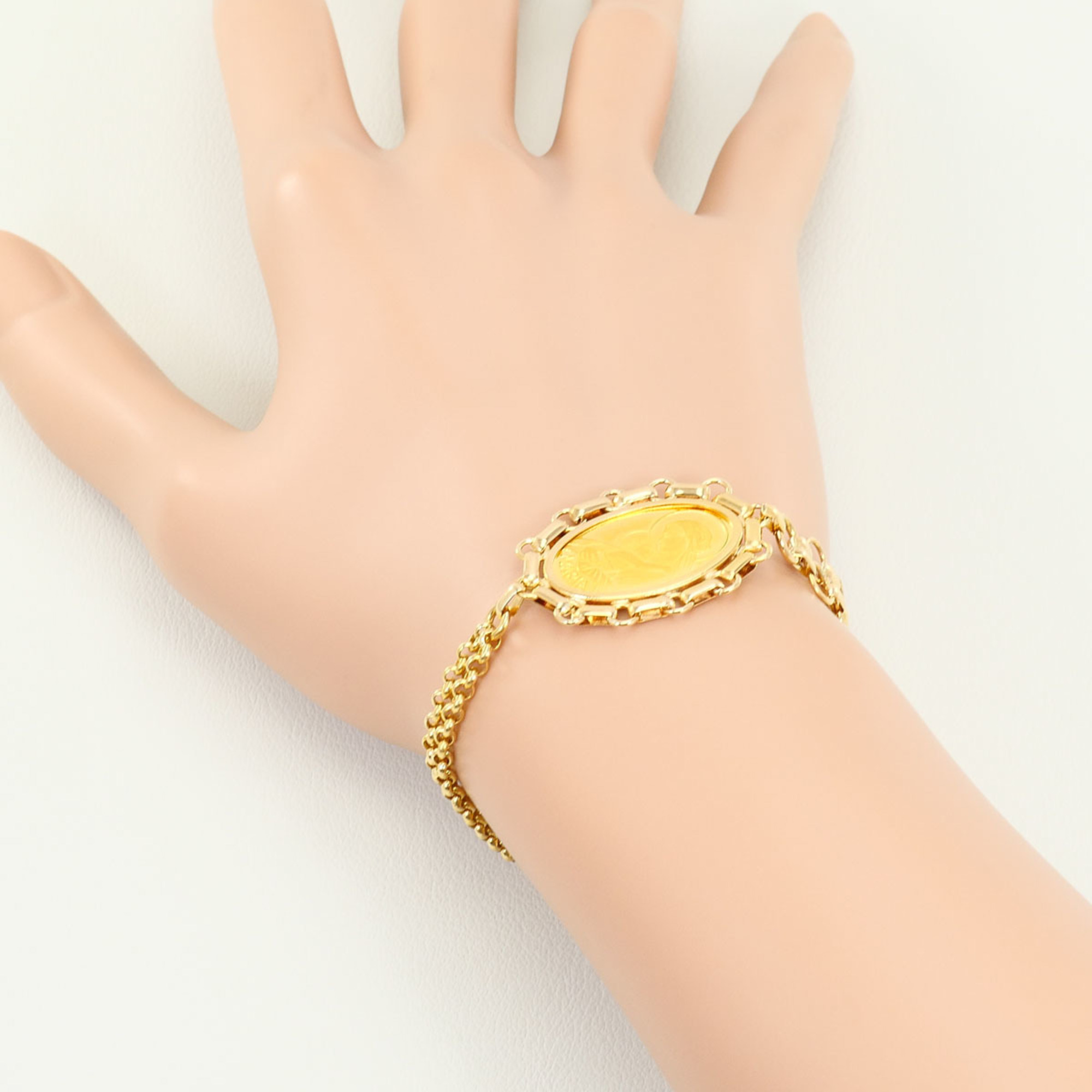 Unbranded K24 24K YG Yellow Gold Bracelet RN0001577