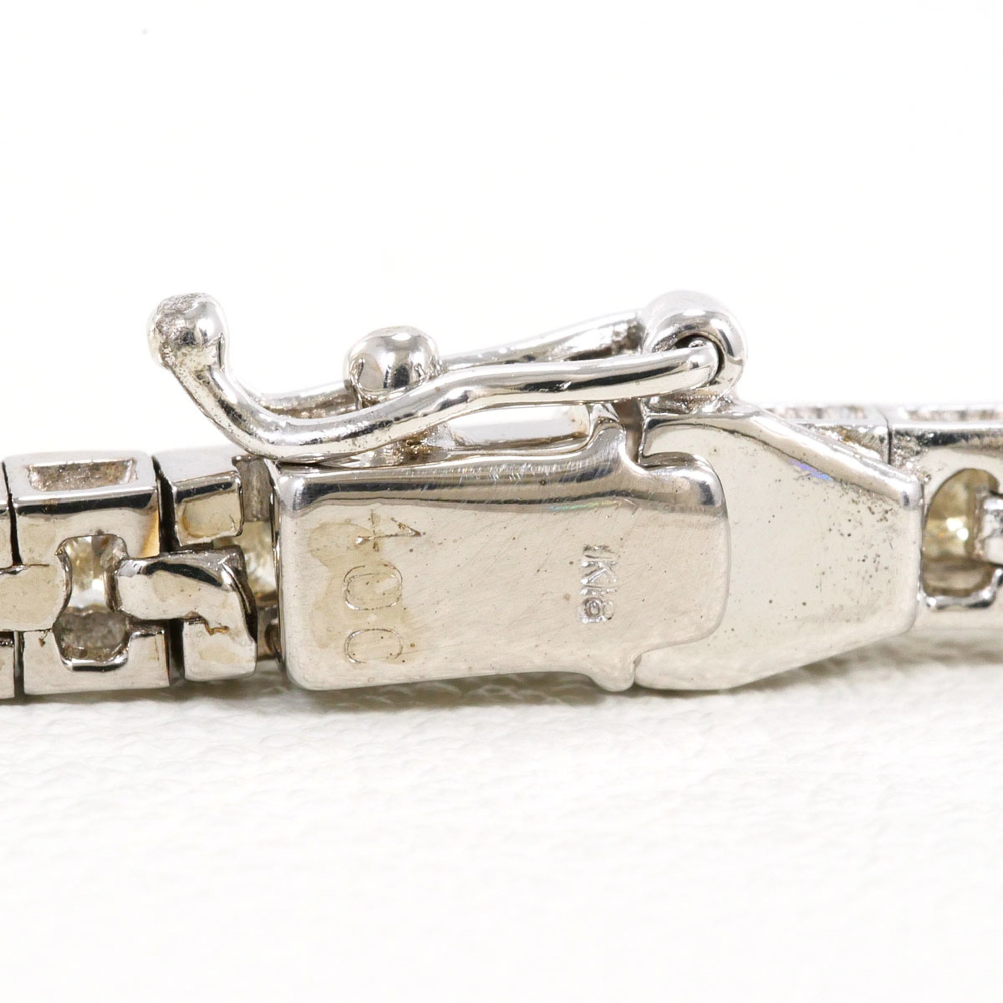 Unbranded 18K White Gold Diamond Bracelet RN0001579
