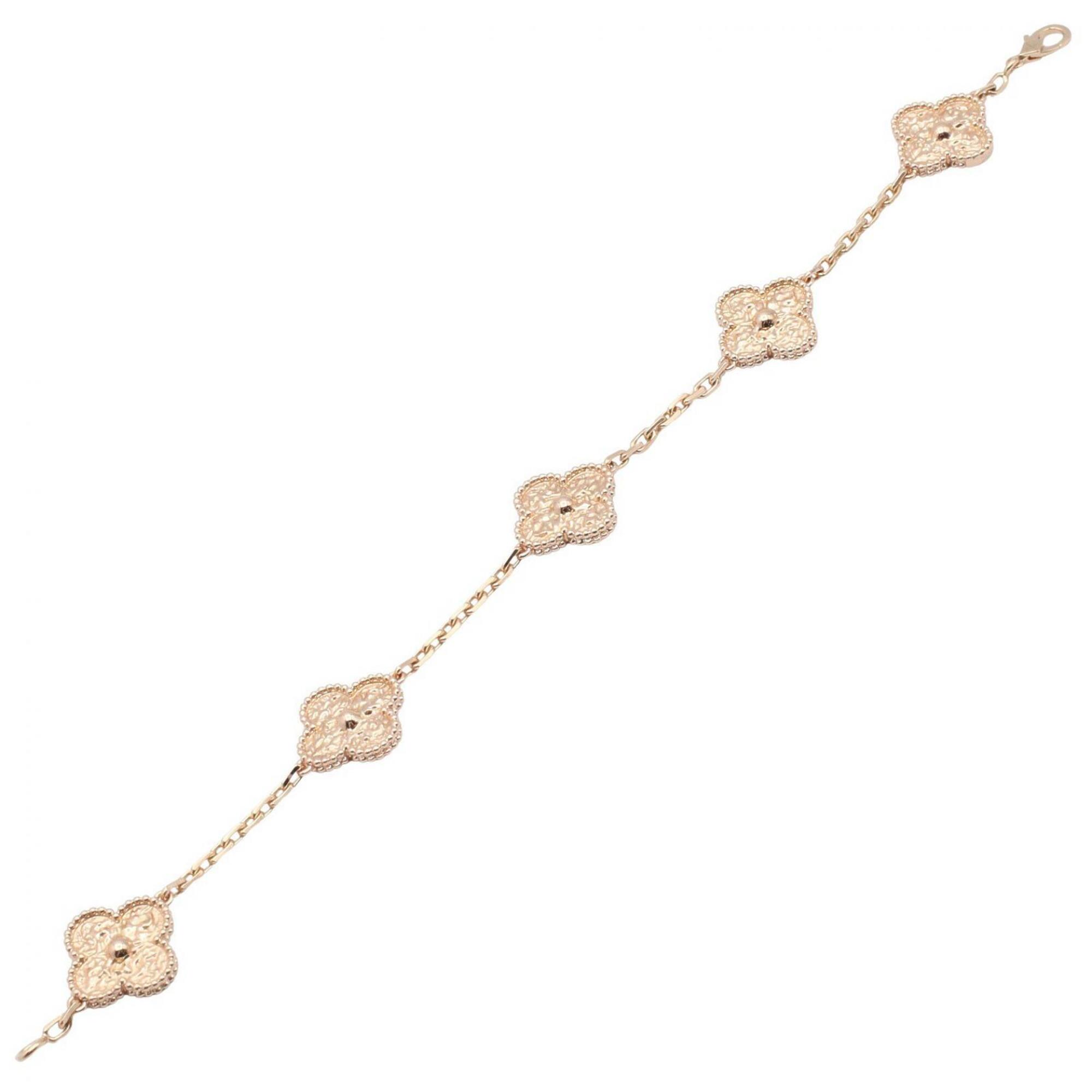 Van Cleef & Arpels Vintage Alhambra 5-Motif Bracelet RN0001585