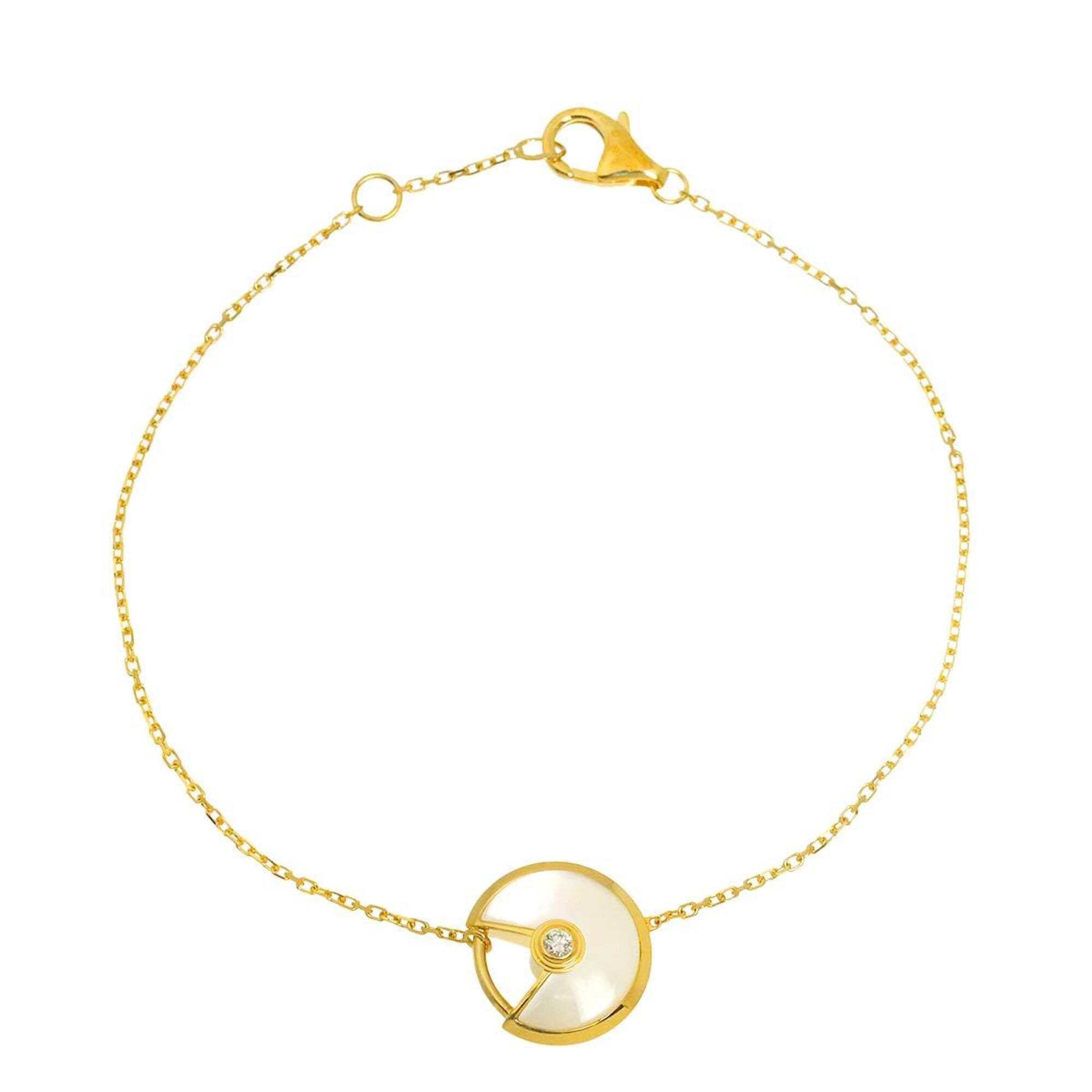 Cartier Amulette de Shell Diamond Bracelet XS RN0001606