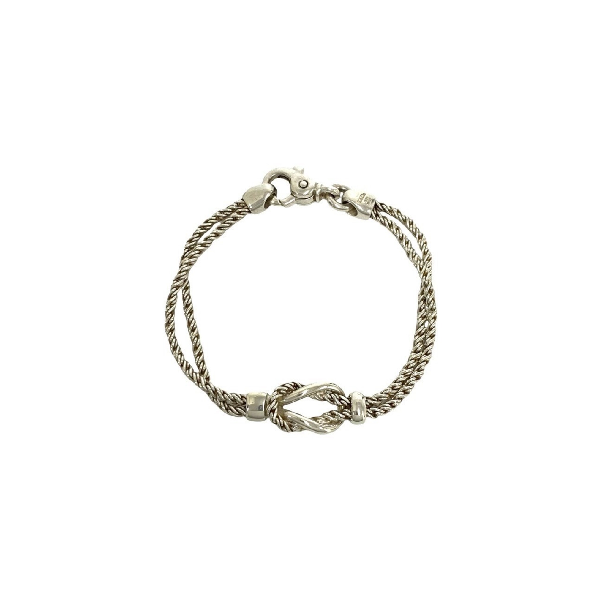 Tiffany Tiffany Vintage Double Rope Knot Bracelet RN0001624