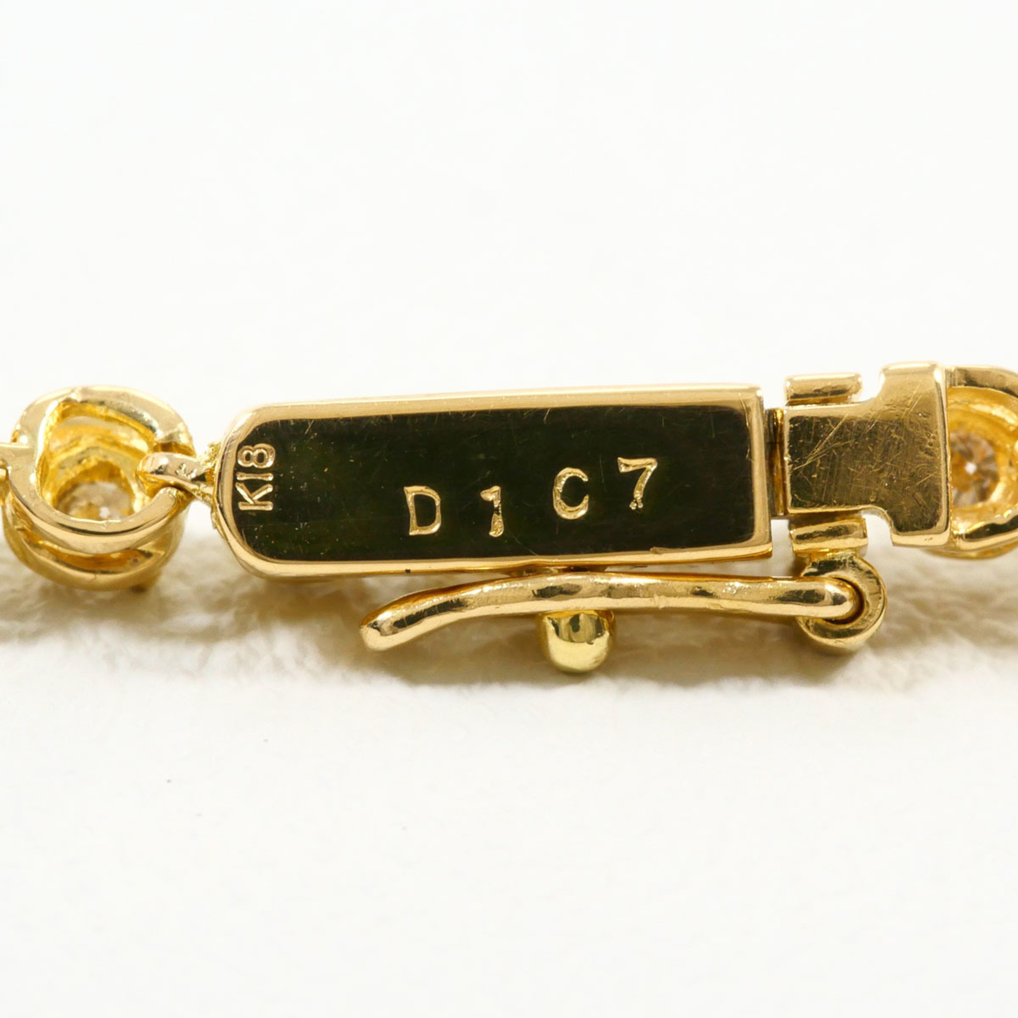 Unbranded 18K Yellow Gold Diamond Bracelet RN0001629