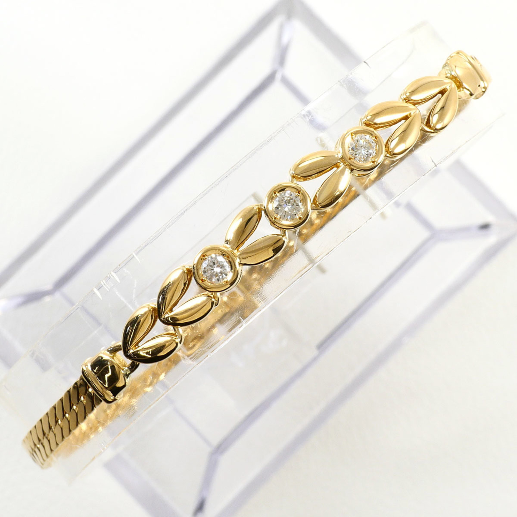 Unbranded 18K Yellow Gold Diamond Bracelet RN0001649