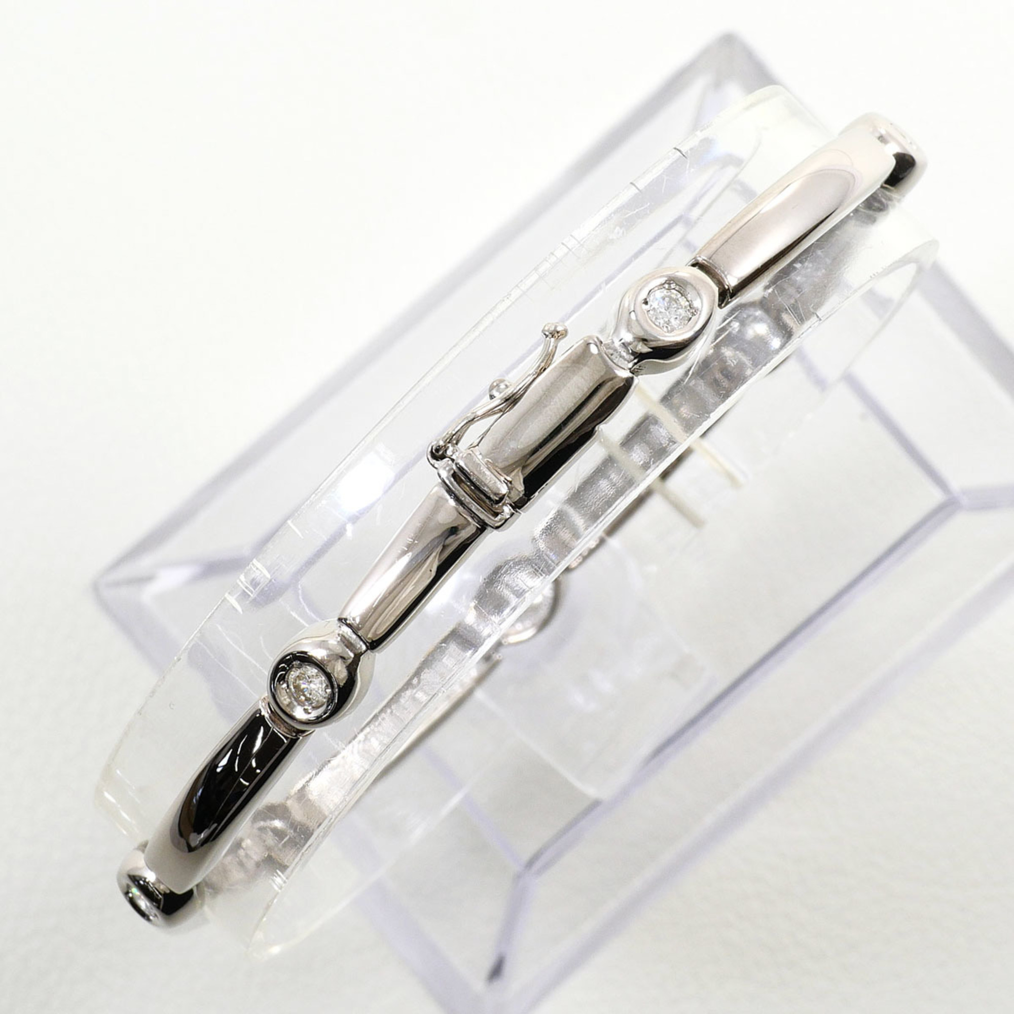 Unbranded 18K White Gold Diamond Bracelet RN0001650