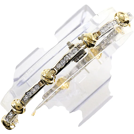 Unbranded K14 14K YG Yellow Gold Bracelet with Diamond RN0001651 Unbranded K14 14K YG Yellow Gold Bracelet with Diamond RN0001651