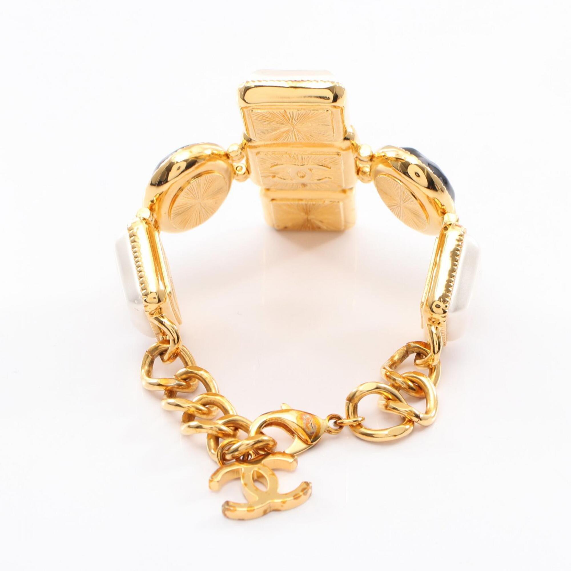 Chanel Chanel Coco Mark Gripoix Bracelet RN0001661