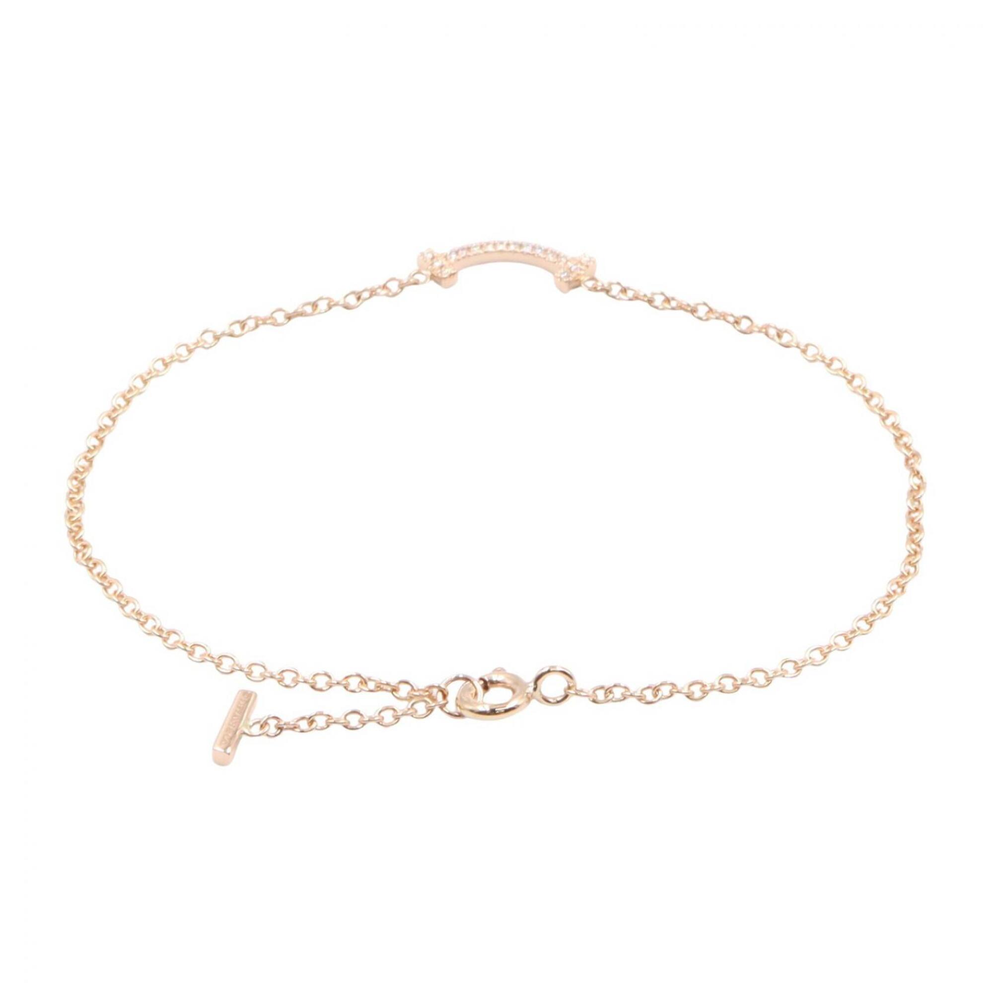 Tiffany T Smile Mini Bracelet, Diamond RN0001665