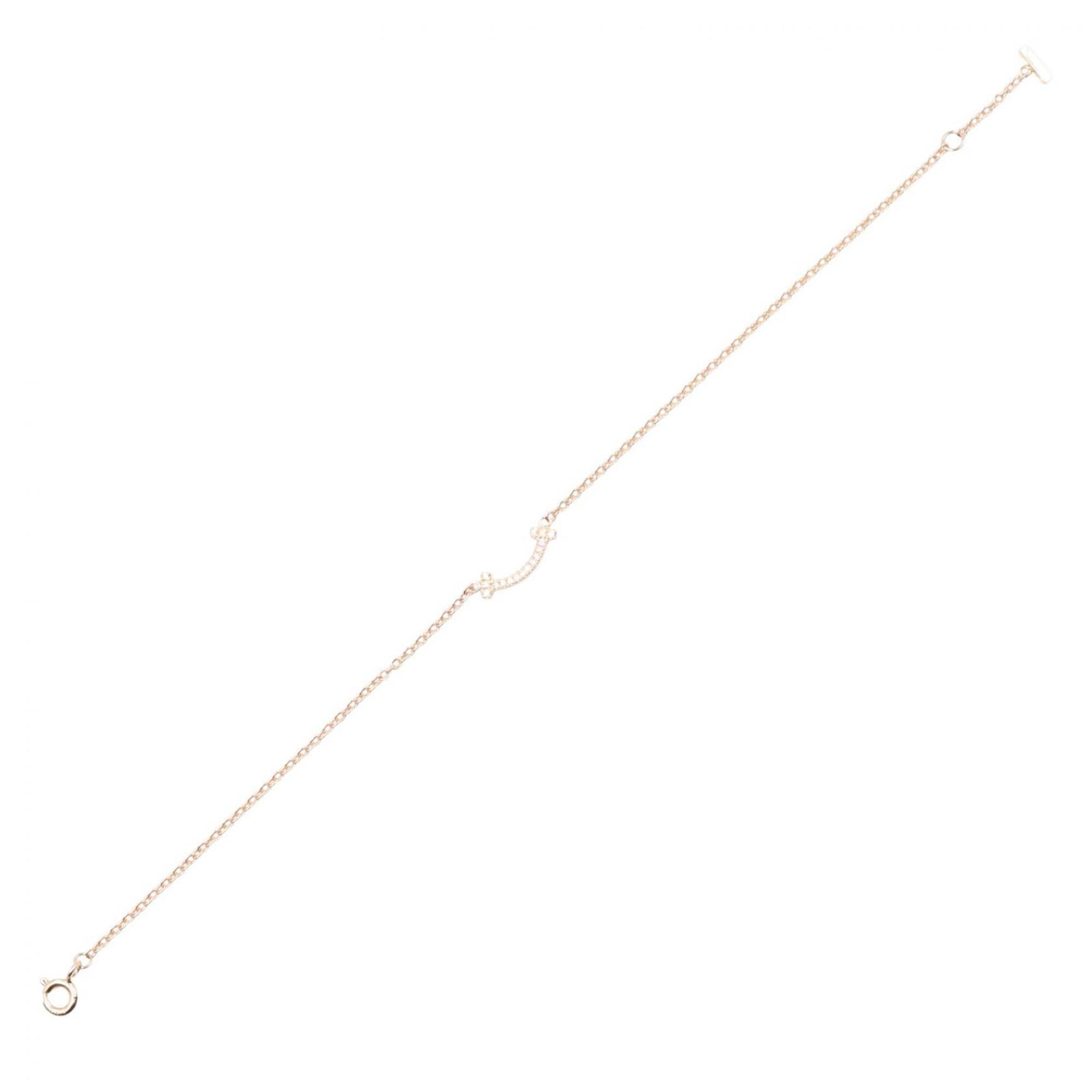 Tiffany T Smile Mini Bracelet, Diamond RN0001665