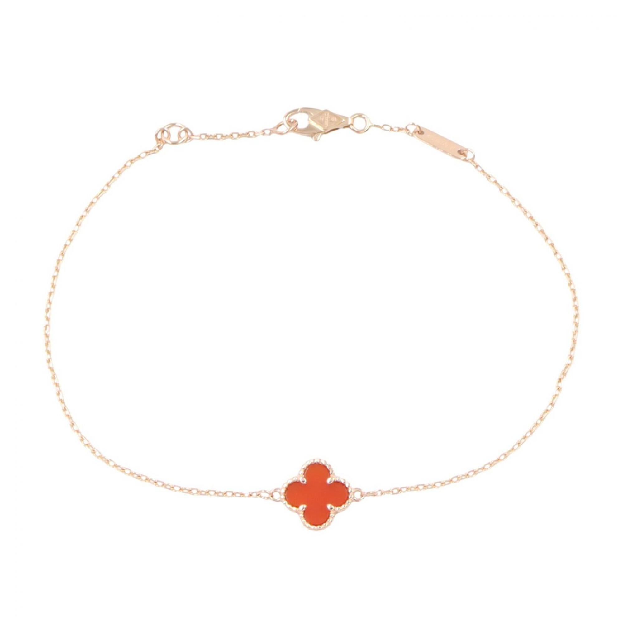 Van Cleef & Arpels Sweet Alhambra Carnelian Bracelet RN0001728