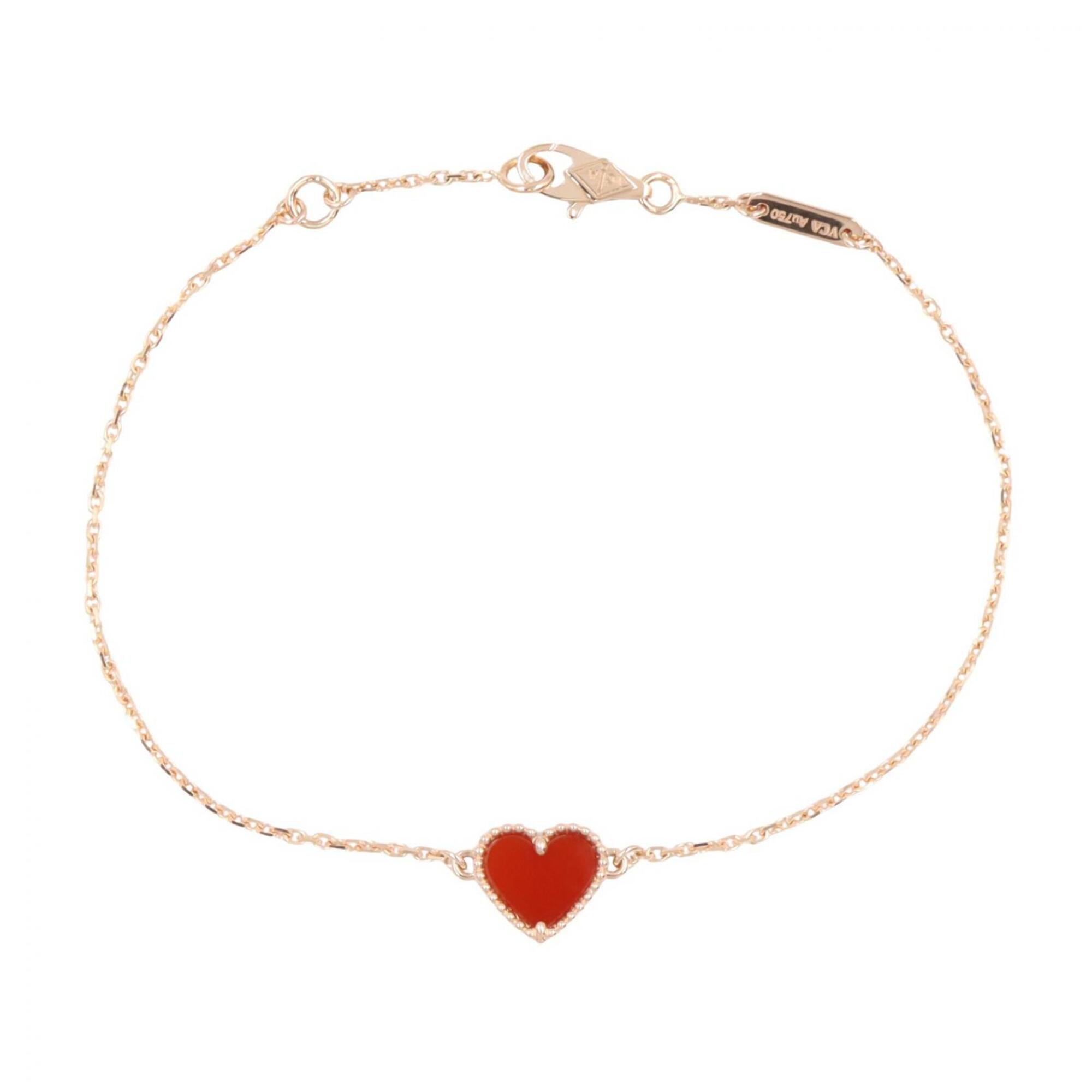 Van Cleef & Arpels Sweet Heart Carnelian Bracelet RN0001729