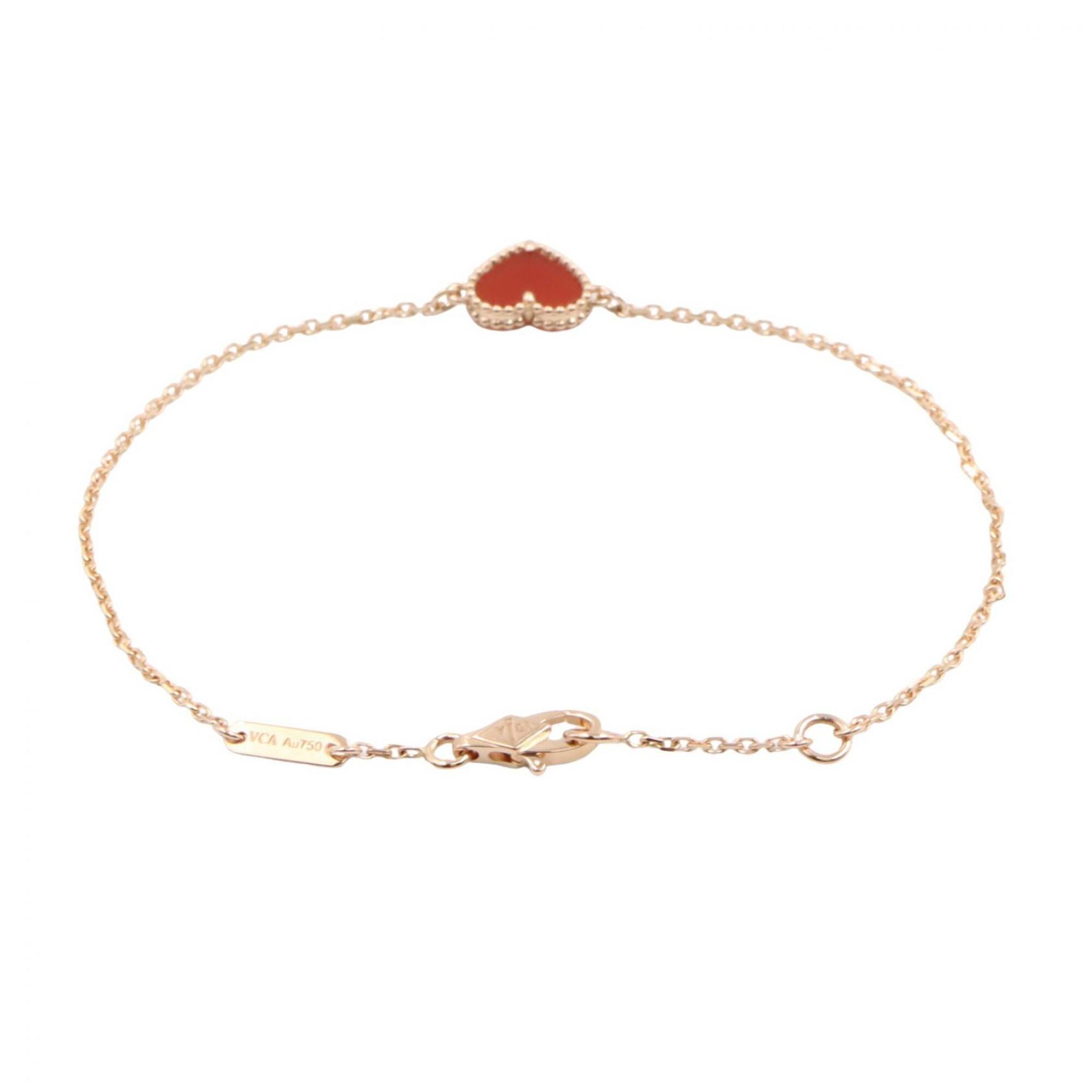 Van Cleef & Arpels Sweet Heart Carnelian Bracelet RN0001729