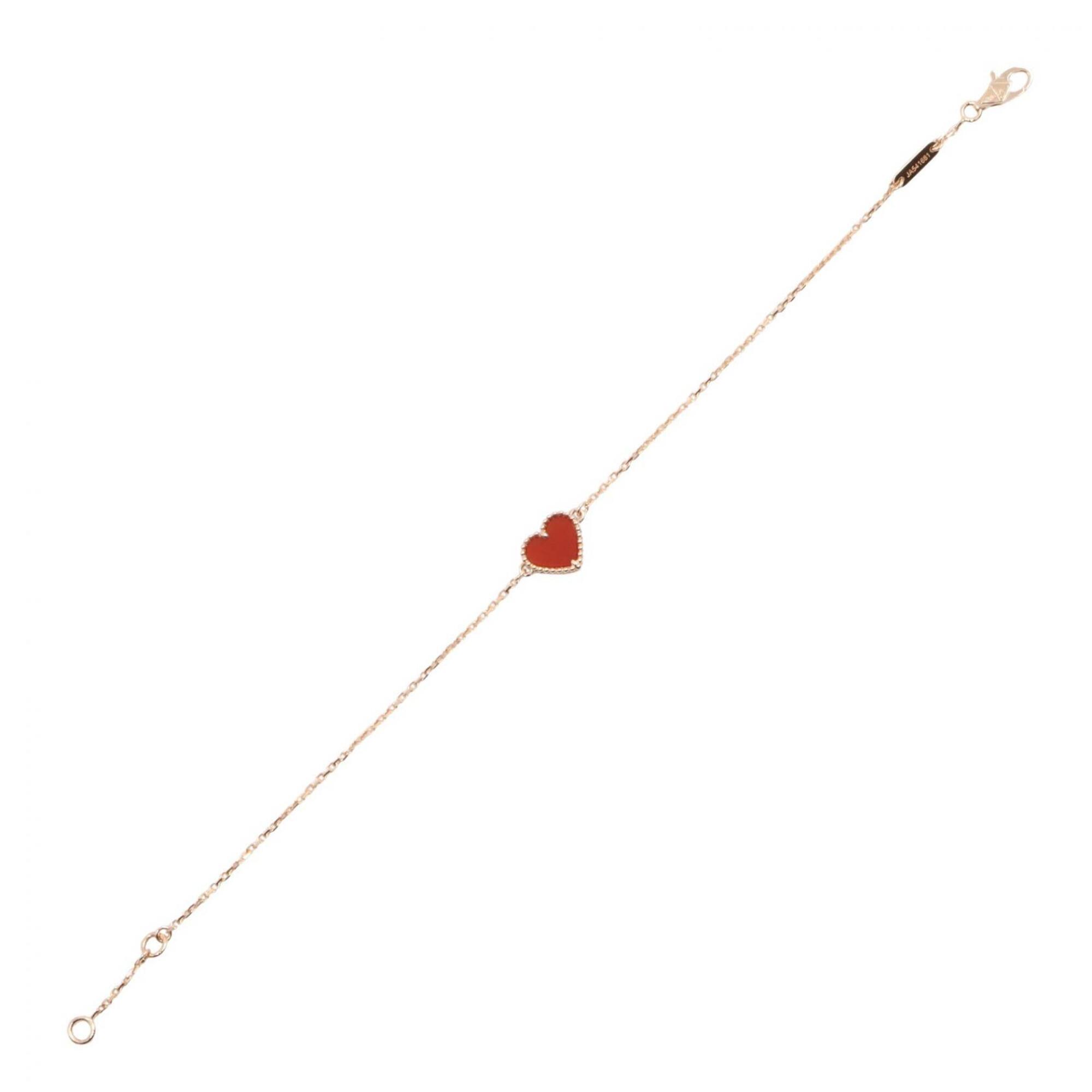 Van Cleef & Arpels Sweet Heart Carnelian Bracelet RN0001729