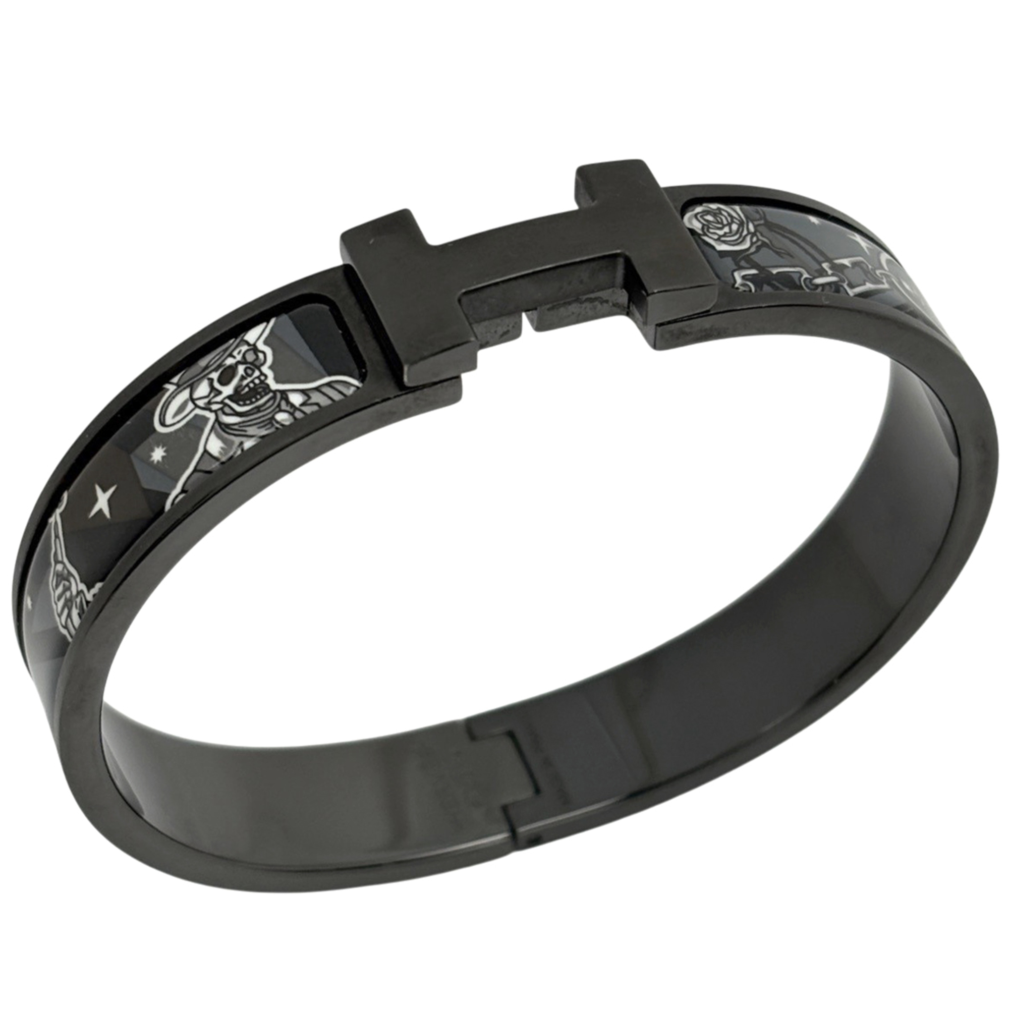 Hermès HERMES Clic HH Enamel Bracelet RN0001753