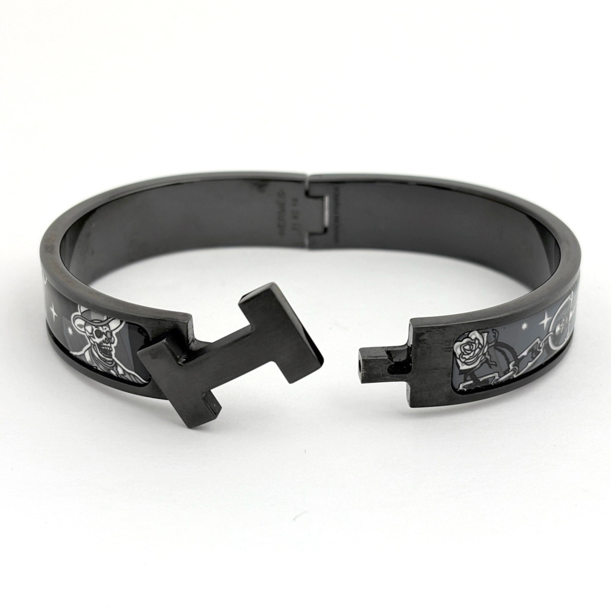 Hermès HERMES Clic HH Enamel Bracelet RN0001753