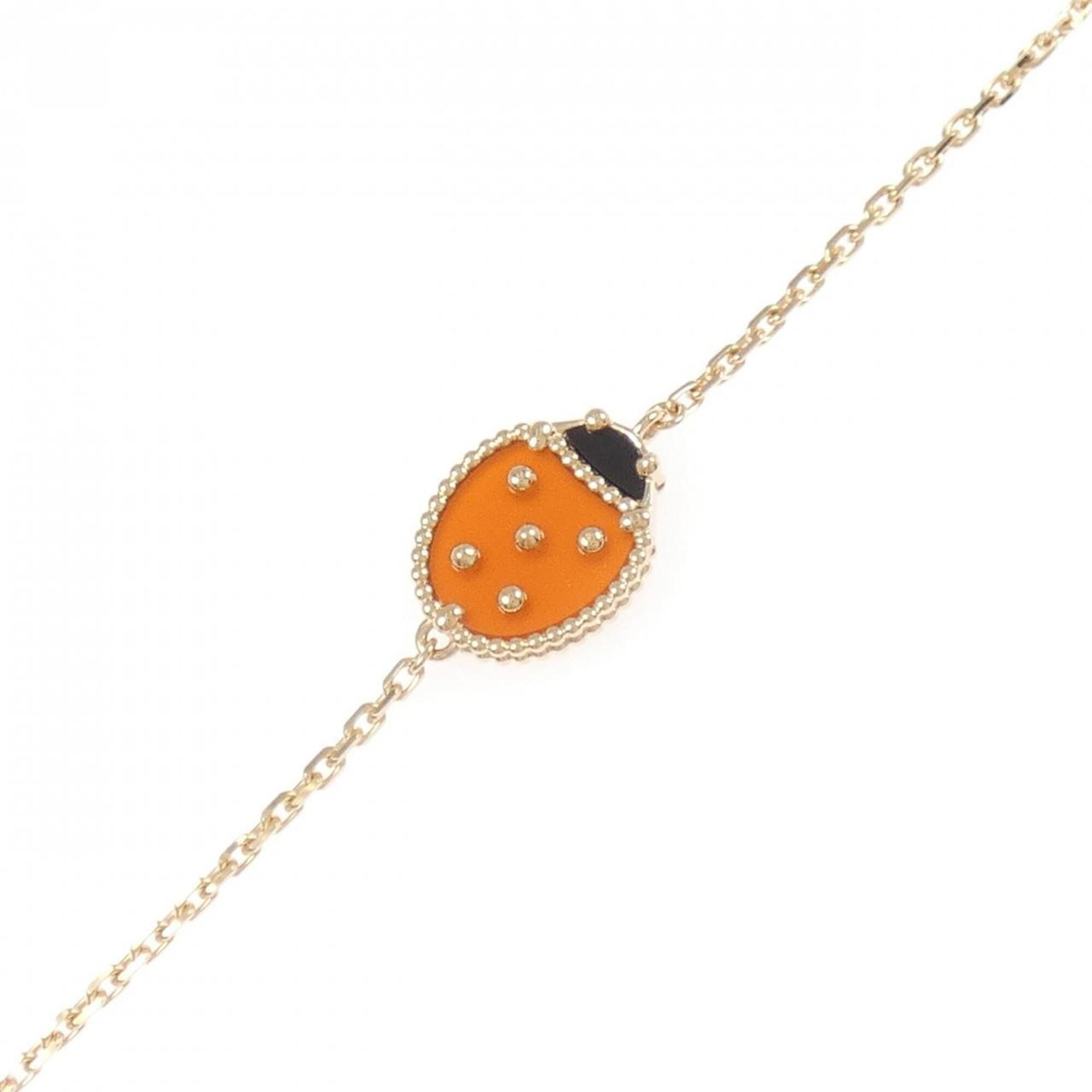 Van Cleef & Arpels Lucky Spring Closed Wing Ladybug Bracelet RN0001755