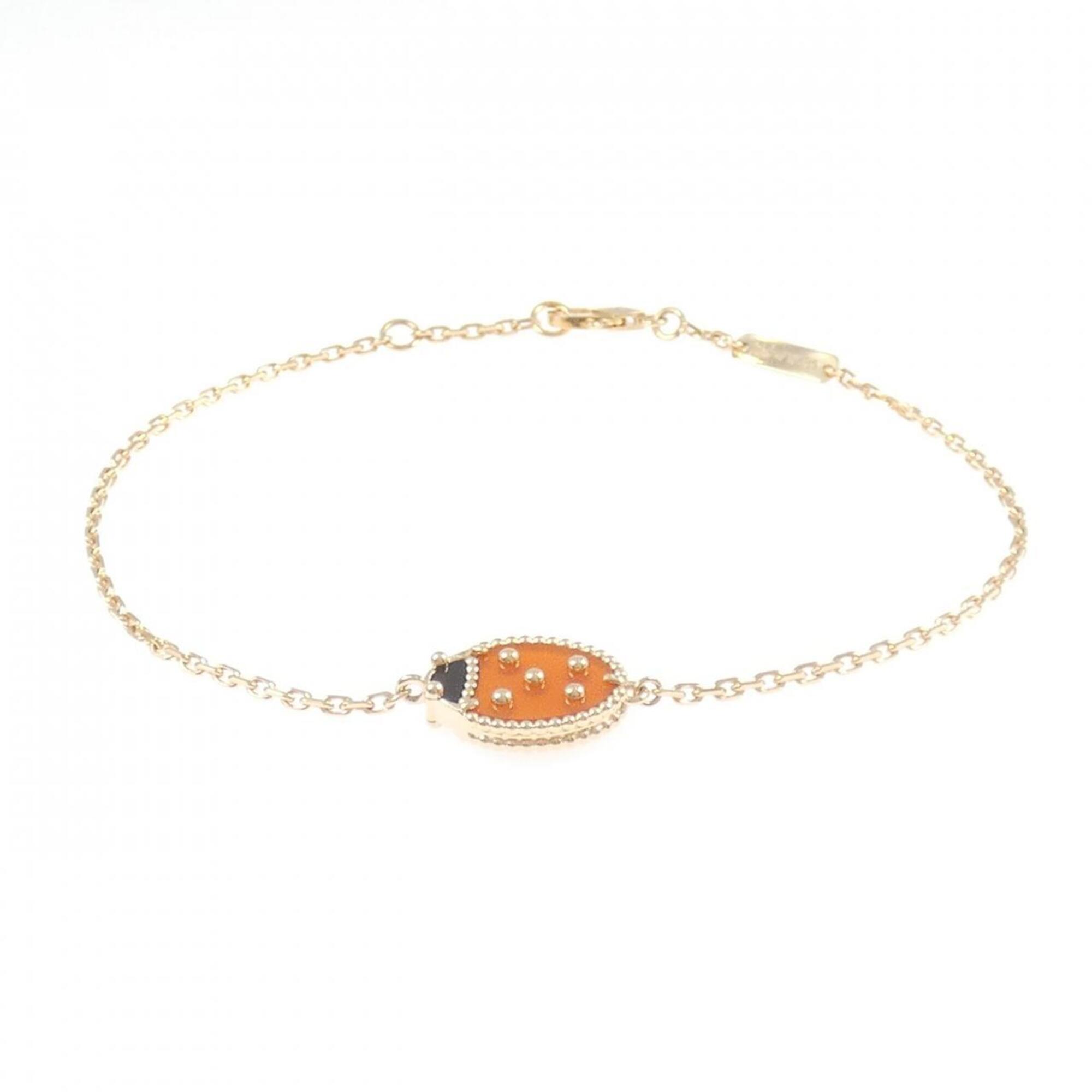 Van Cleef & Arpels Lucky Spring Closed Wing Ladybug Bracelet RN0001755