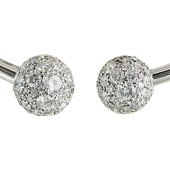 Tiffany Hardware Ball Diamond Bangle Bracelet RN0001784 Tiffany Hardware Ball Diamond Bangle Bracelet RN0001784