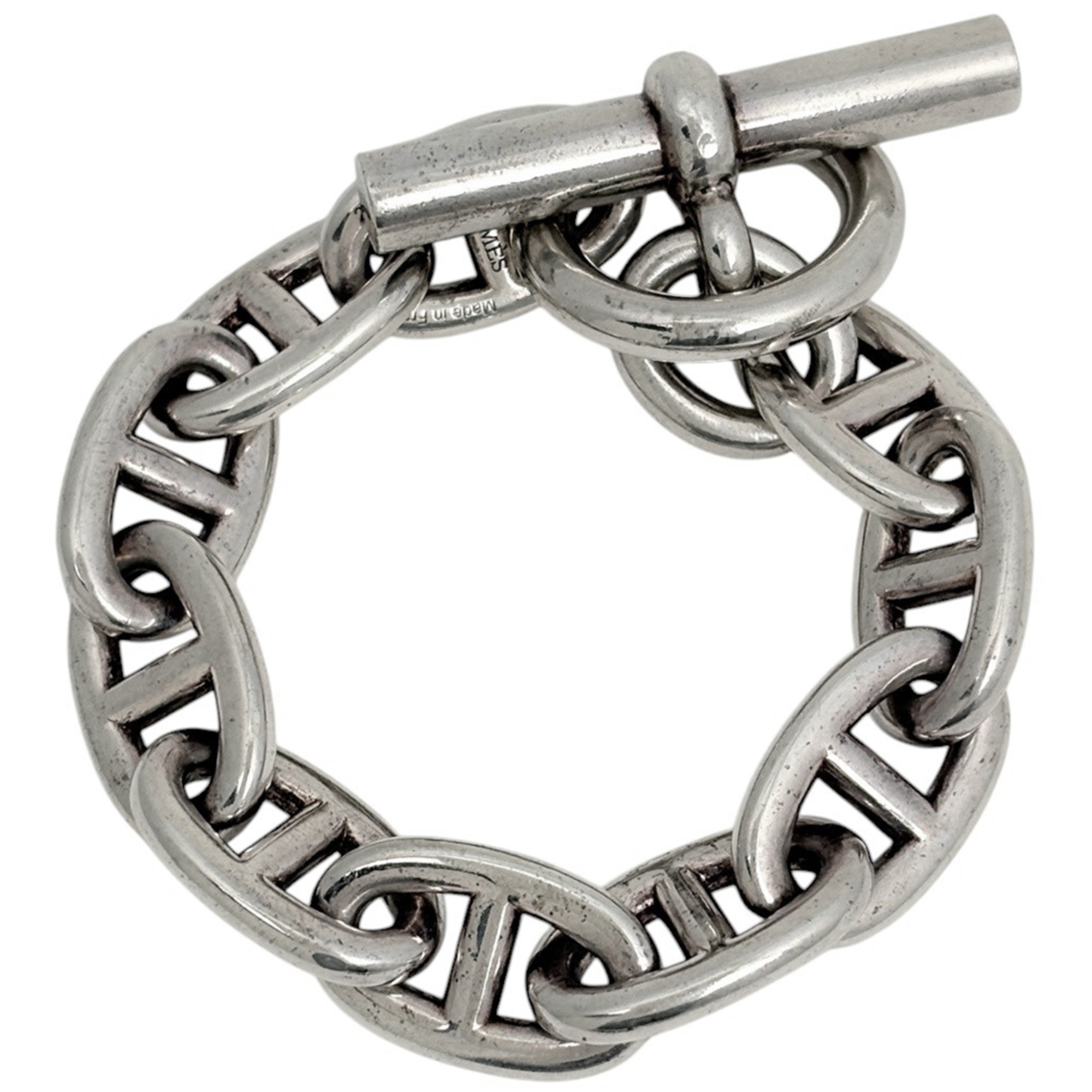 Hermès Chaine d'Ancre TGM 11-link bracelet RN0001788