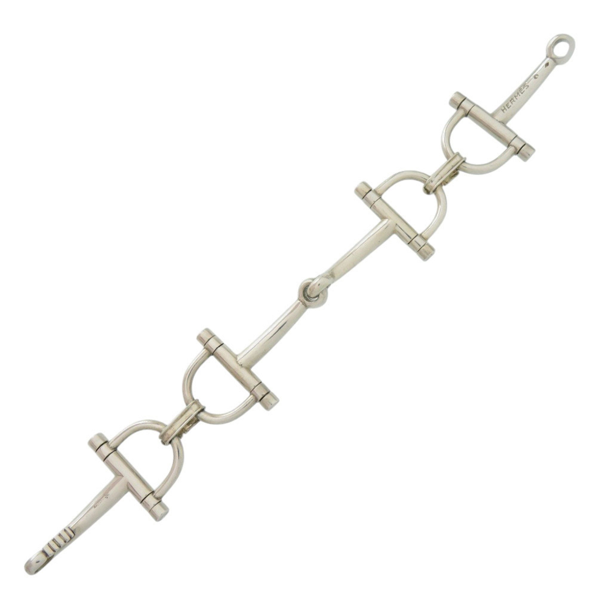 Hermès Horsebit Silver Vintage Antique Sterling 925  RN0001793