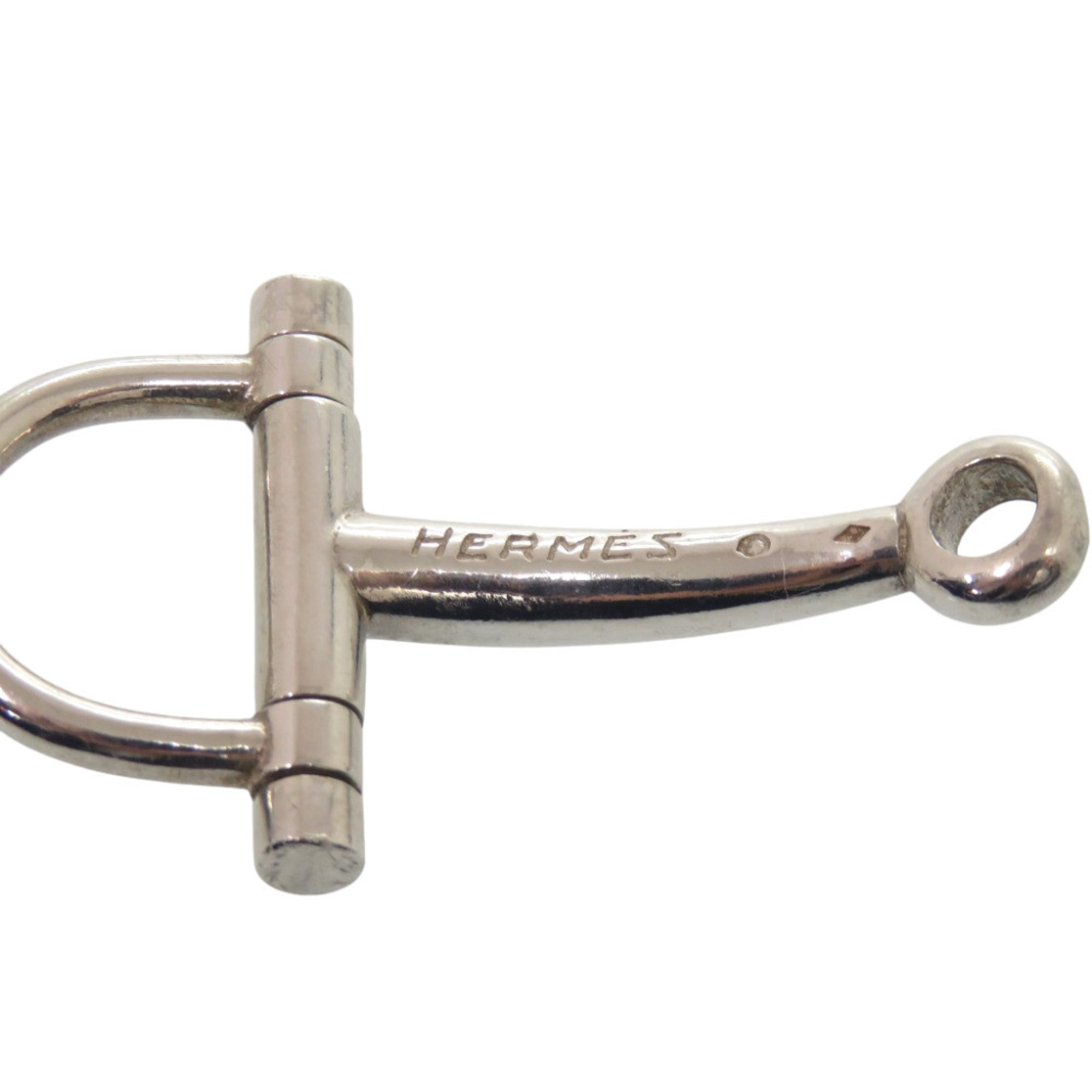 Hermès Horsebit Silver Vintage Antique Sterling 925  RN0001793