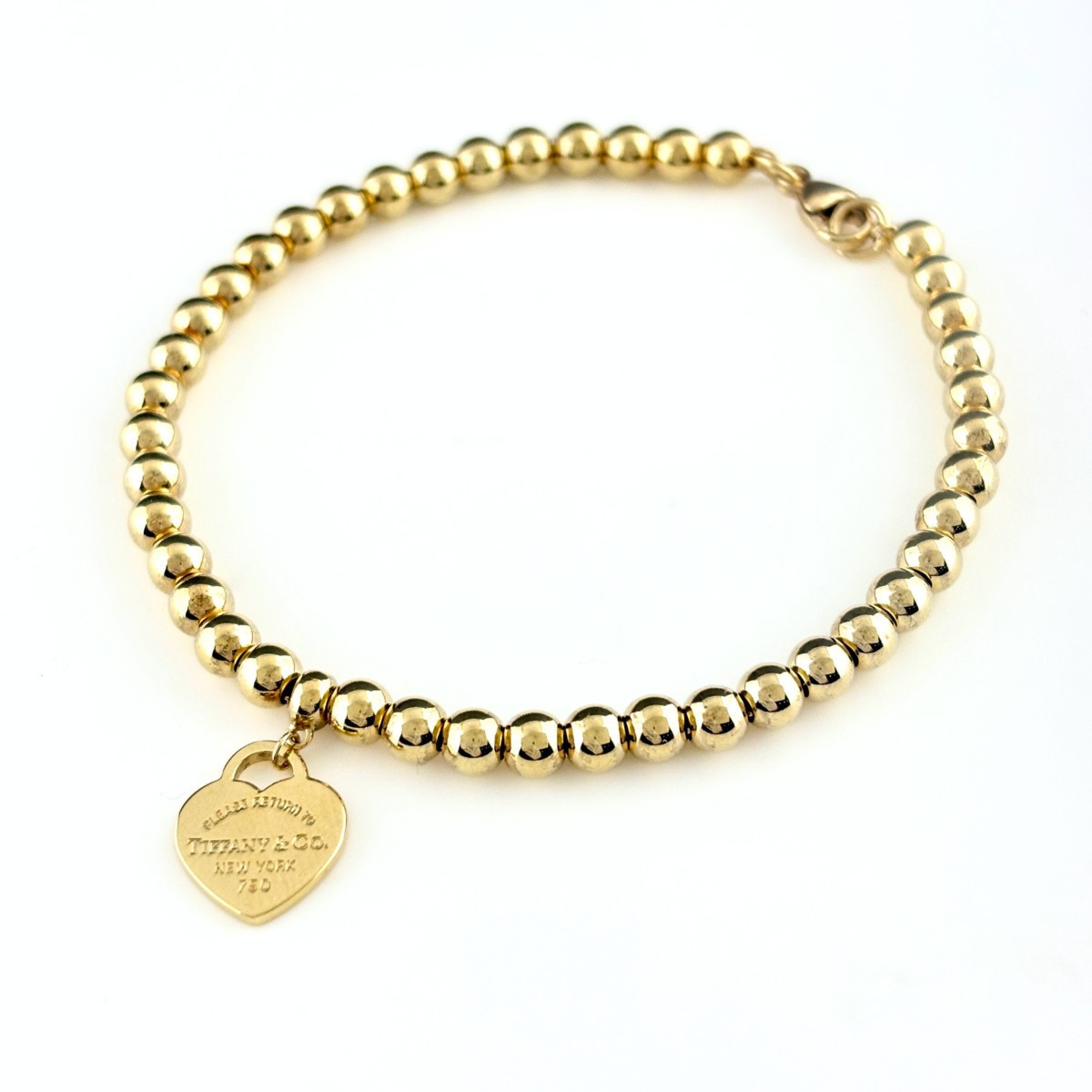 Tiffany Return to Heart Tag Bead Bracelet RN0001802