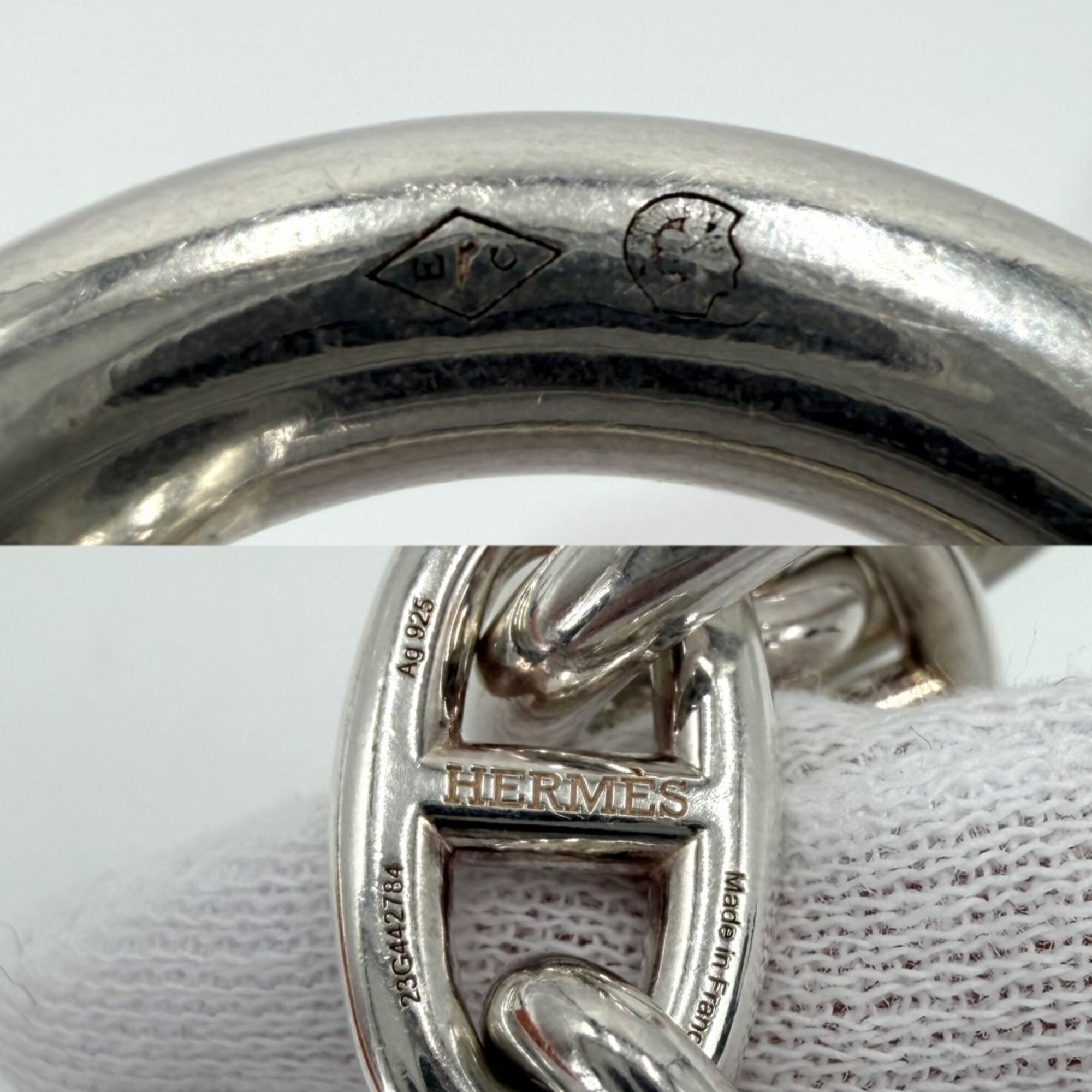 Hermès Chaine d'Ancre GM bracelet RN0001815