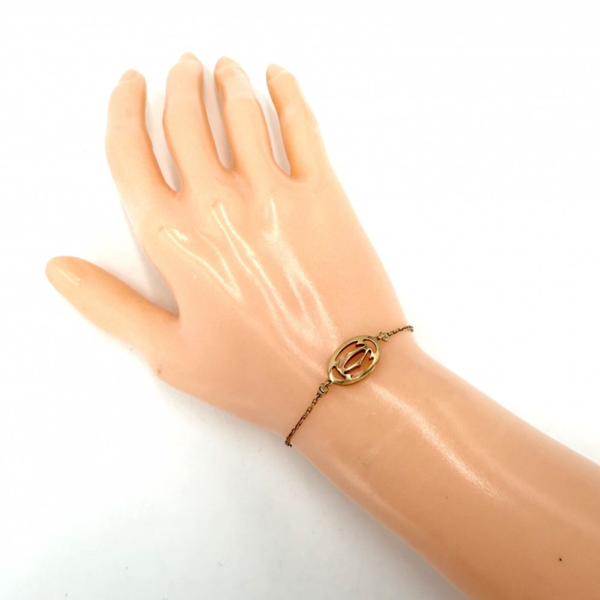 Cartier Cartier Double C Logo Bracelet RN0001834