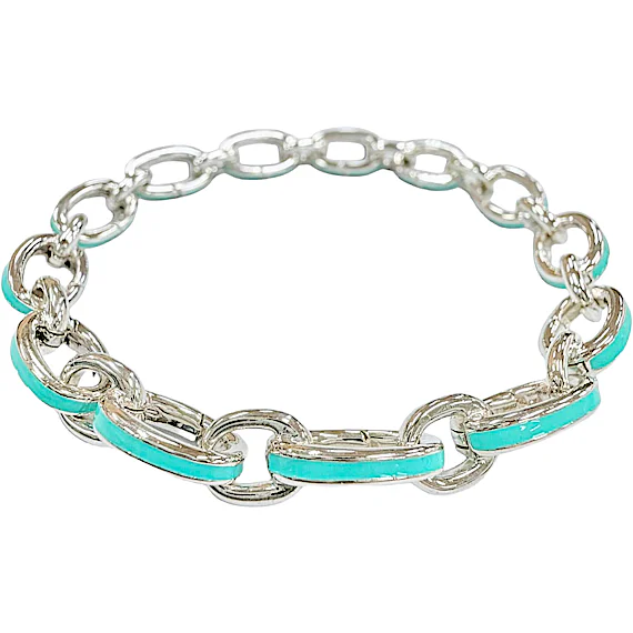 Tiffany Tiffany Clasp Link 925 Bracelet RN0001842 Tiffany Tiffany Clasp Link 925 Bracelet RN0001842