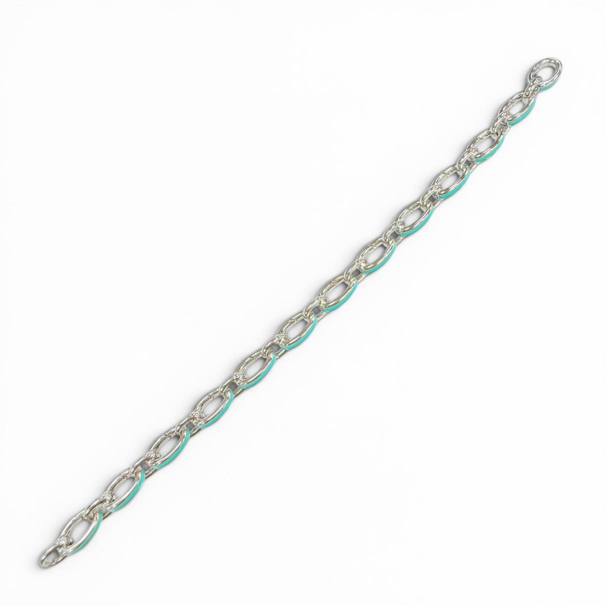 Tiffany Tiffany Clasp Link 925 Bracelet RN0001842